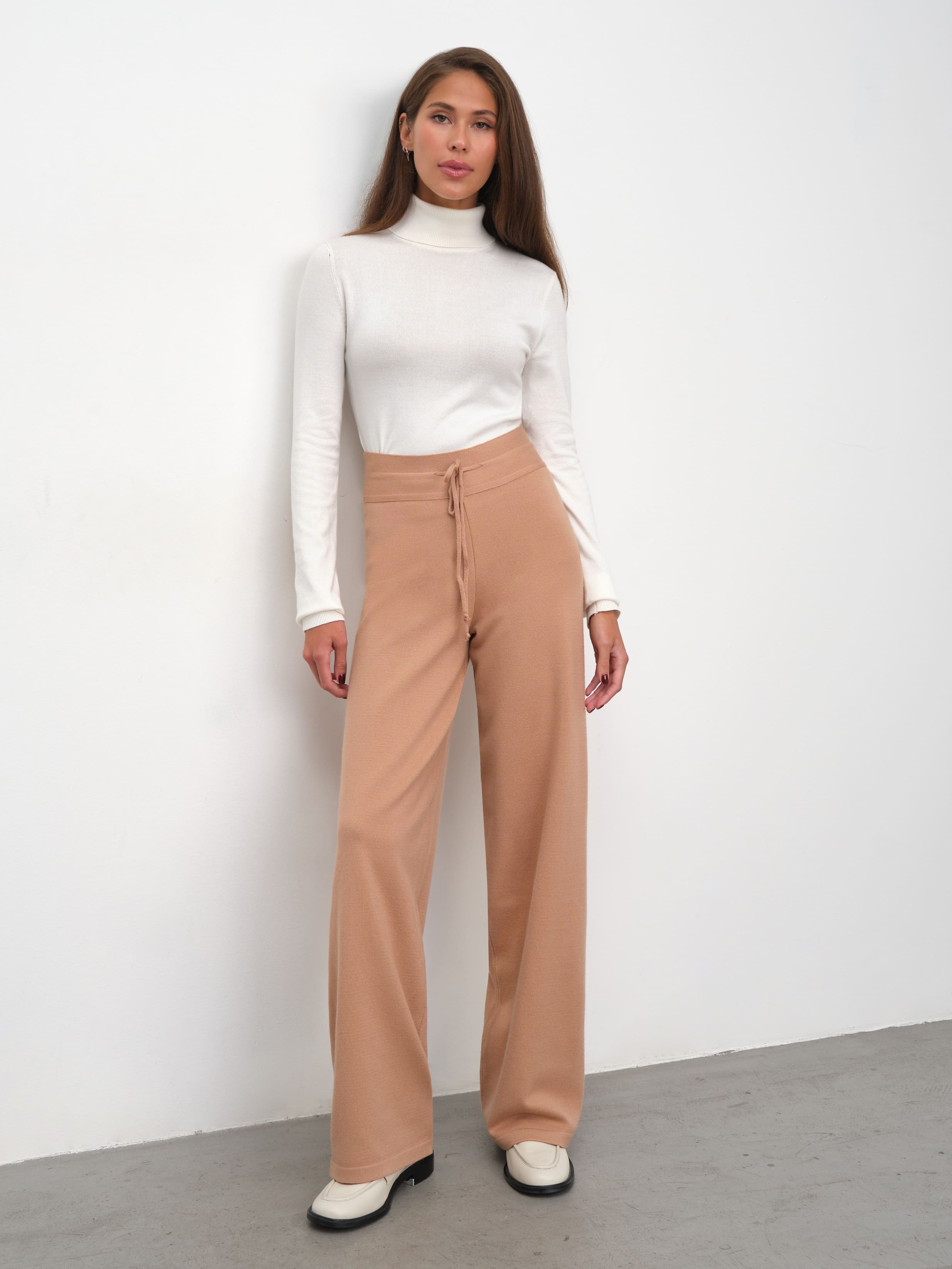 Сатурн брюки трикотажные (песочный, 44-46/164-170)