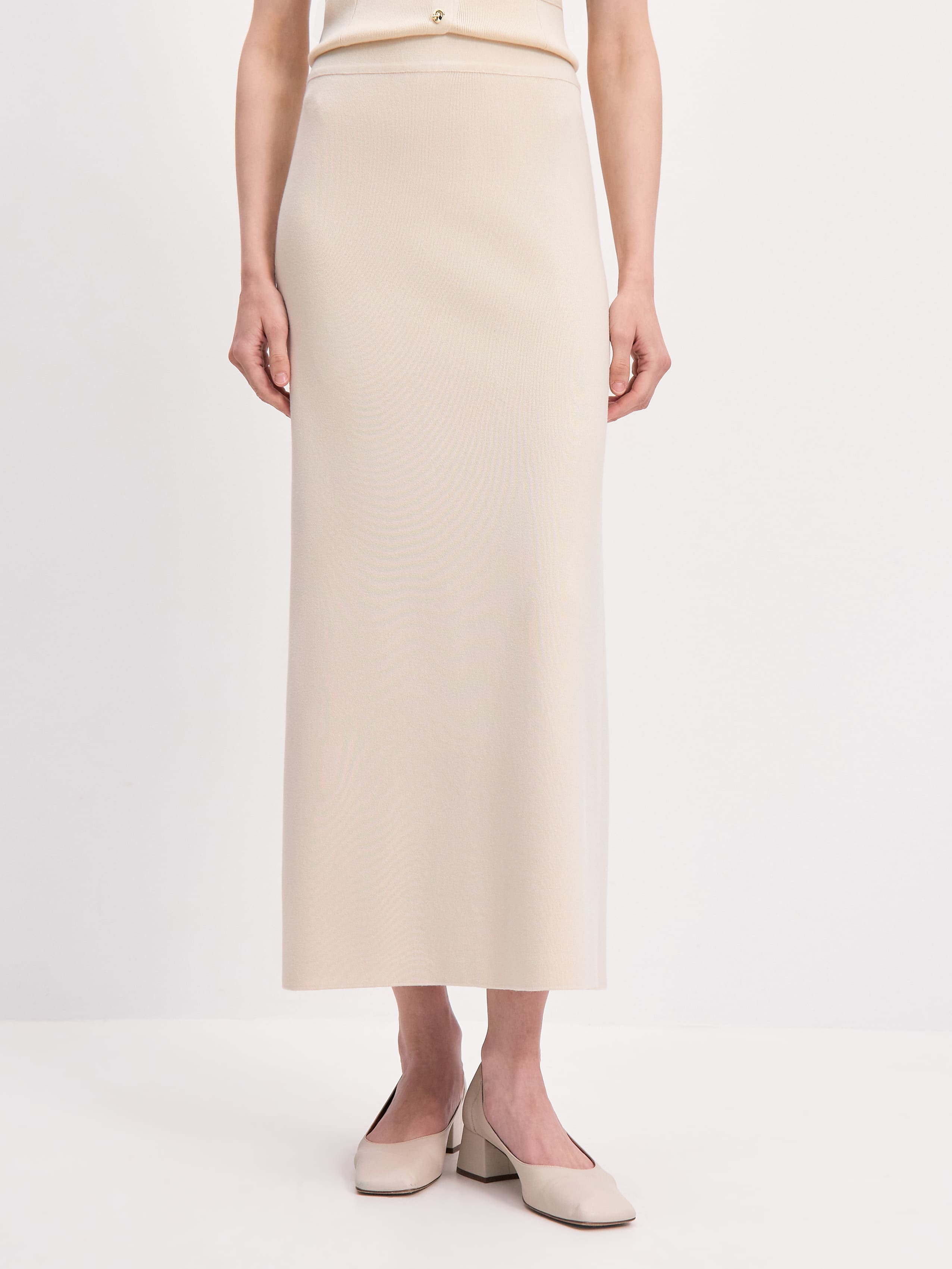 Моника юбка трикотажная (кремовый, 40-42/164-170)