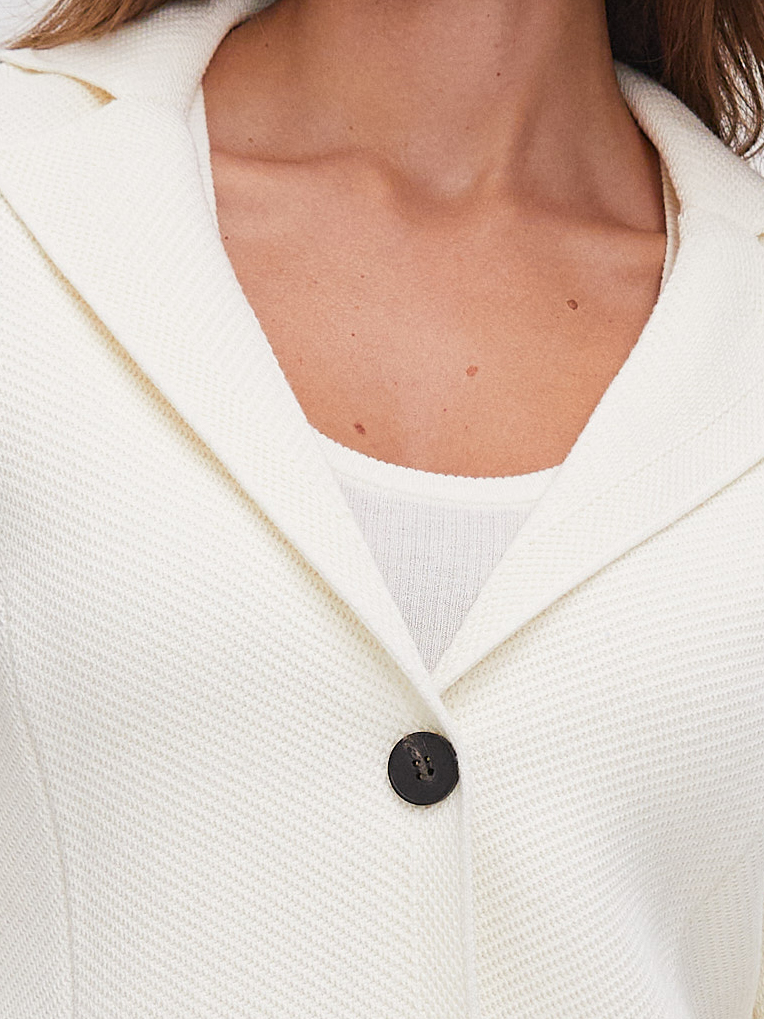 Рута жакет трикотажный (молочный, 46)