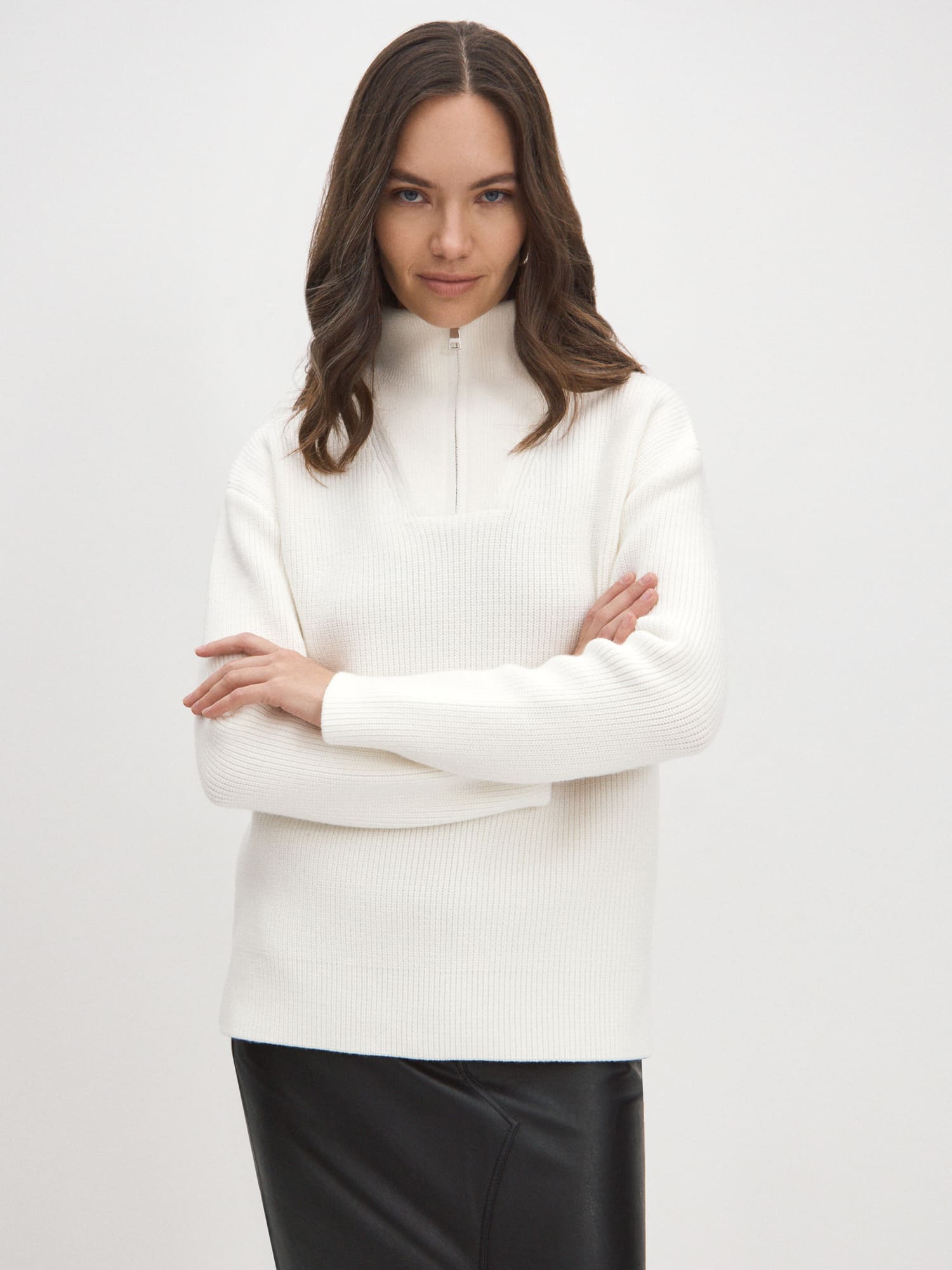 Ридми джемпер трикотажный (белый, 44-46)