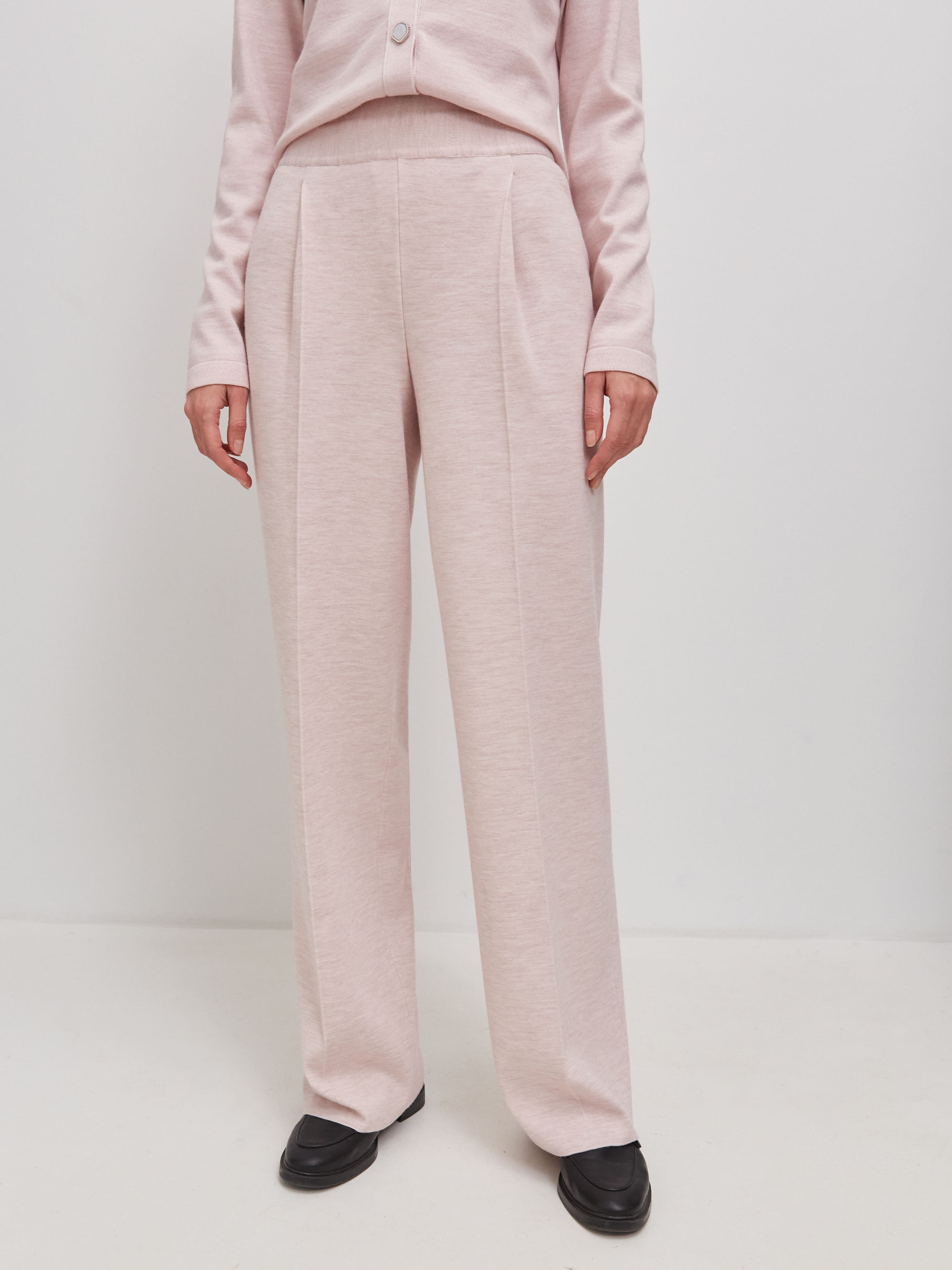 Арно брюки трикотажные (бледно-розовый, 44-46/164-170)