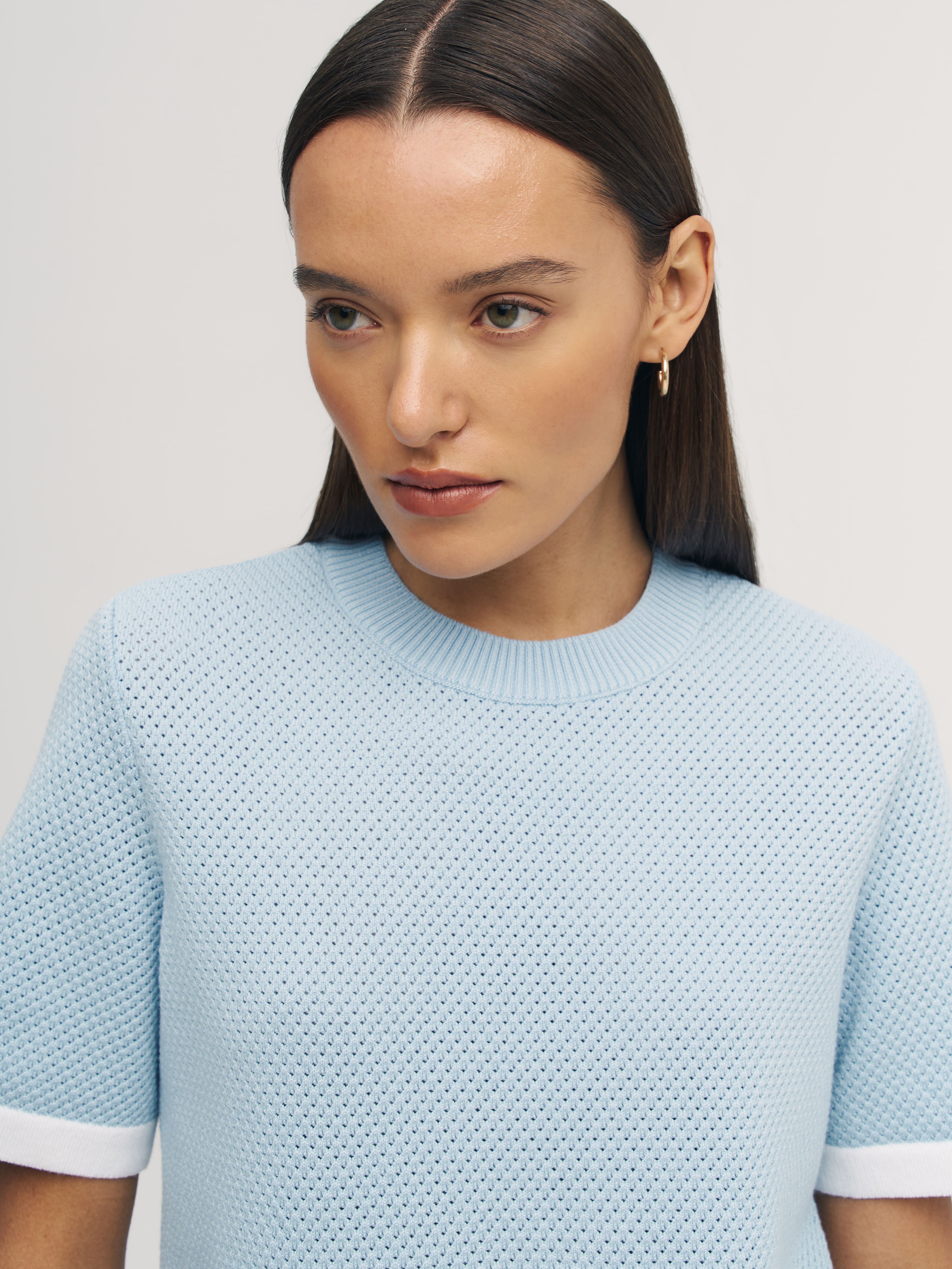 Элмонд джемпер (футболка) трикотажный (голубой, 44-46)