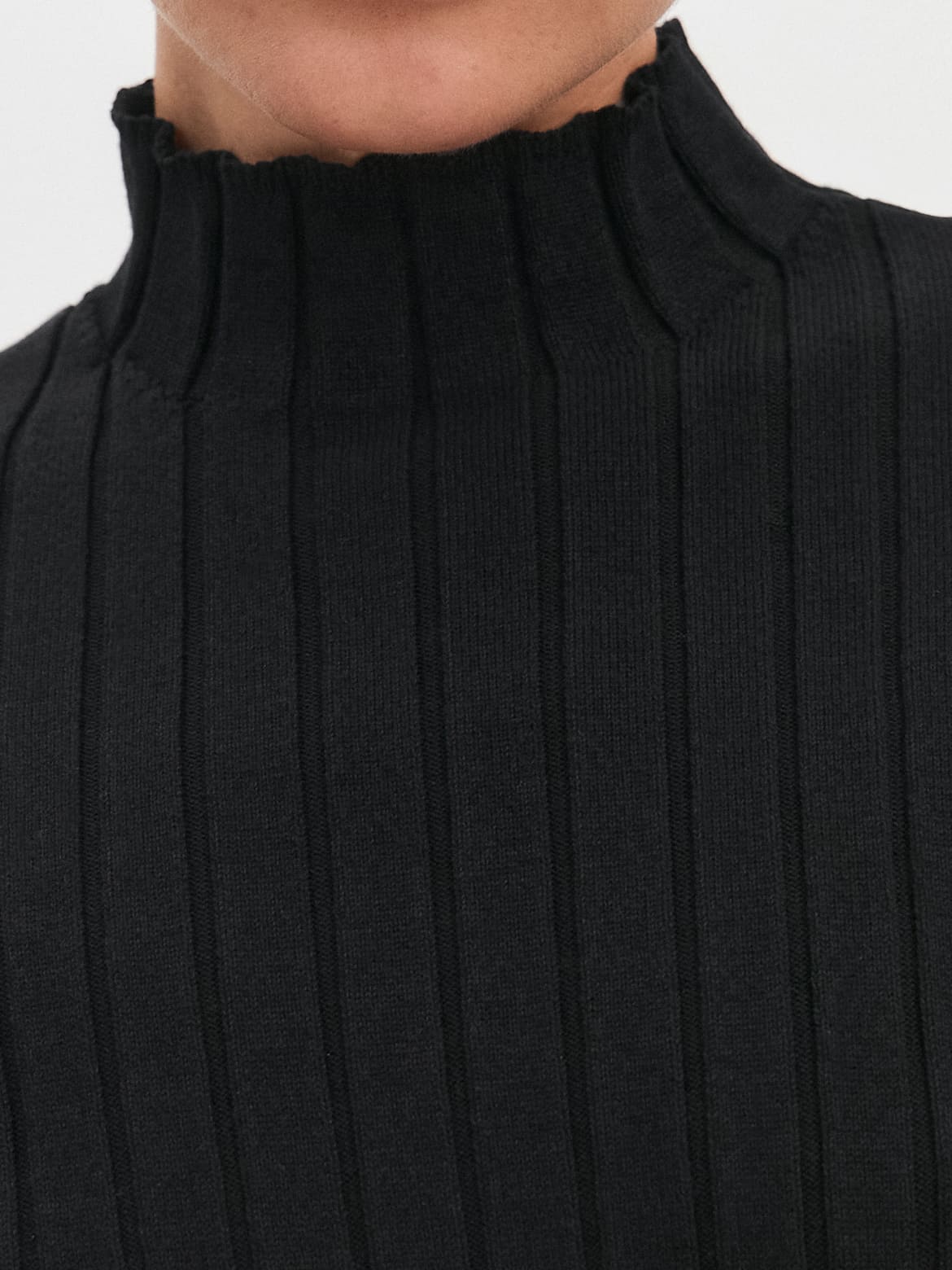 Феникс водолазка трикотажная (черный, 44-46)