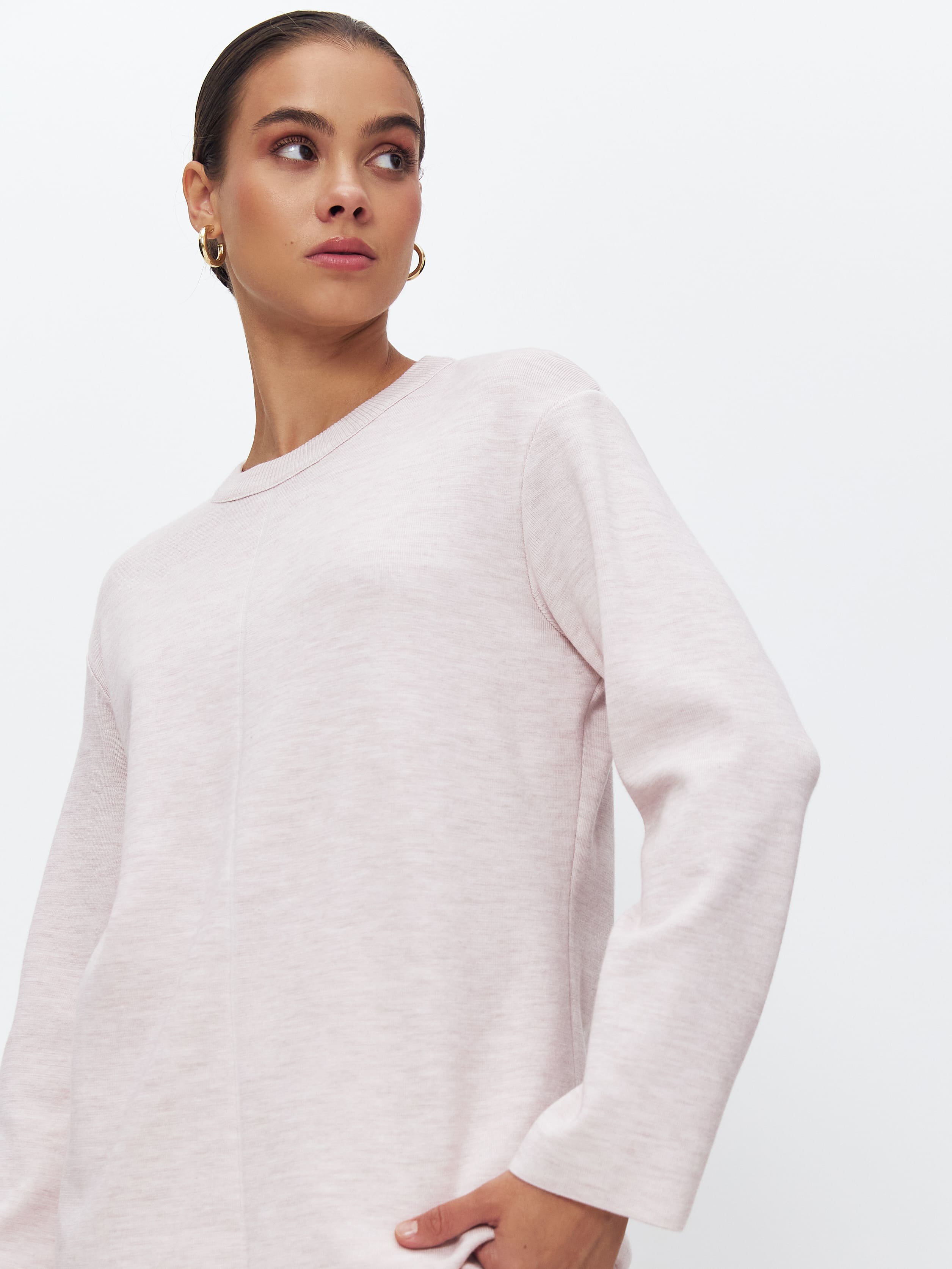 Меридиан джемпер трикотажный (бледно-розовый, 44-46)