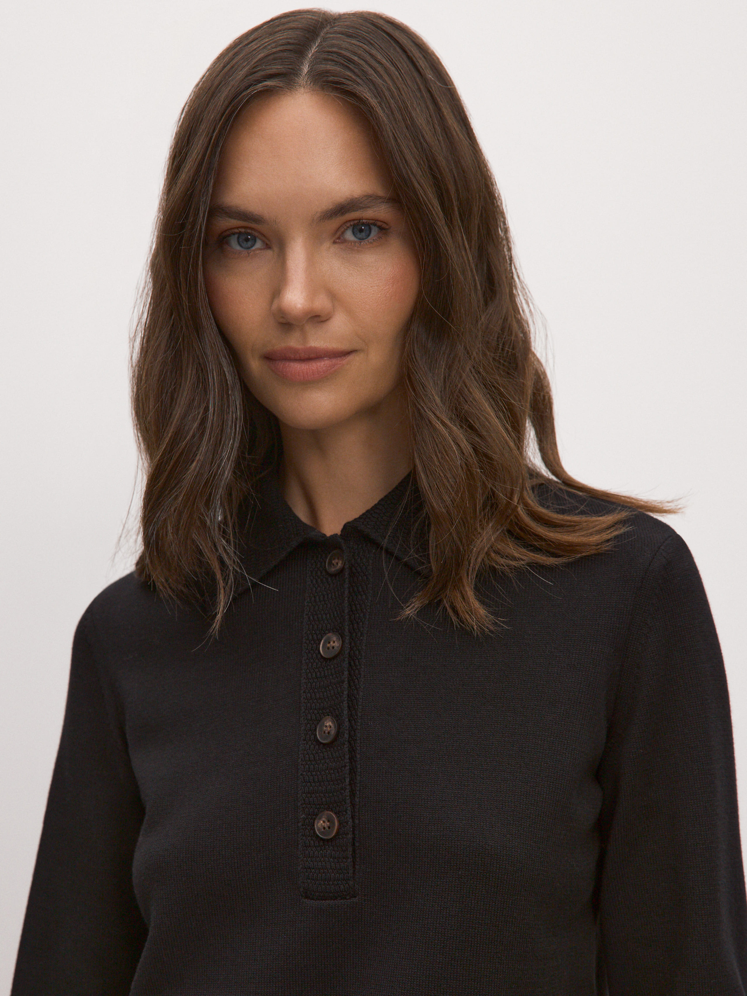 Фреско джемпер трикотажный (черный, 44-46)