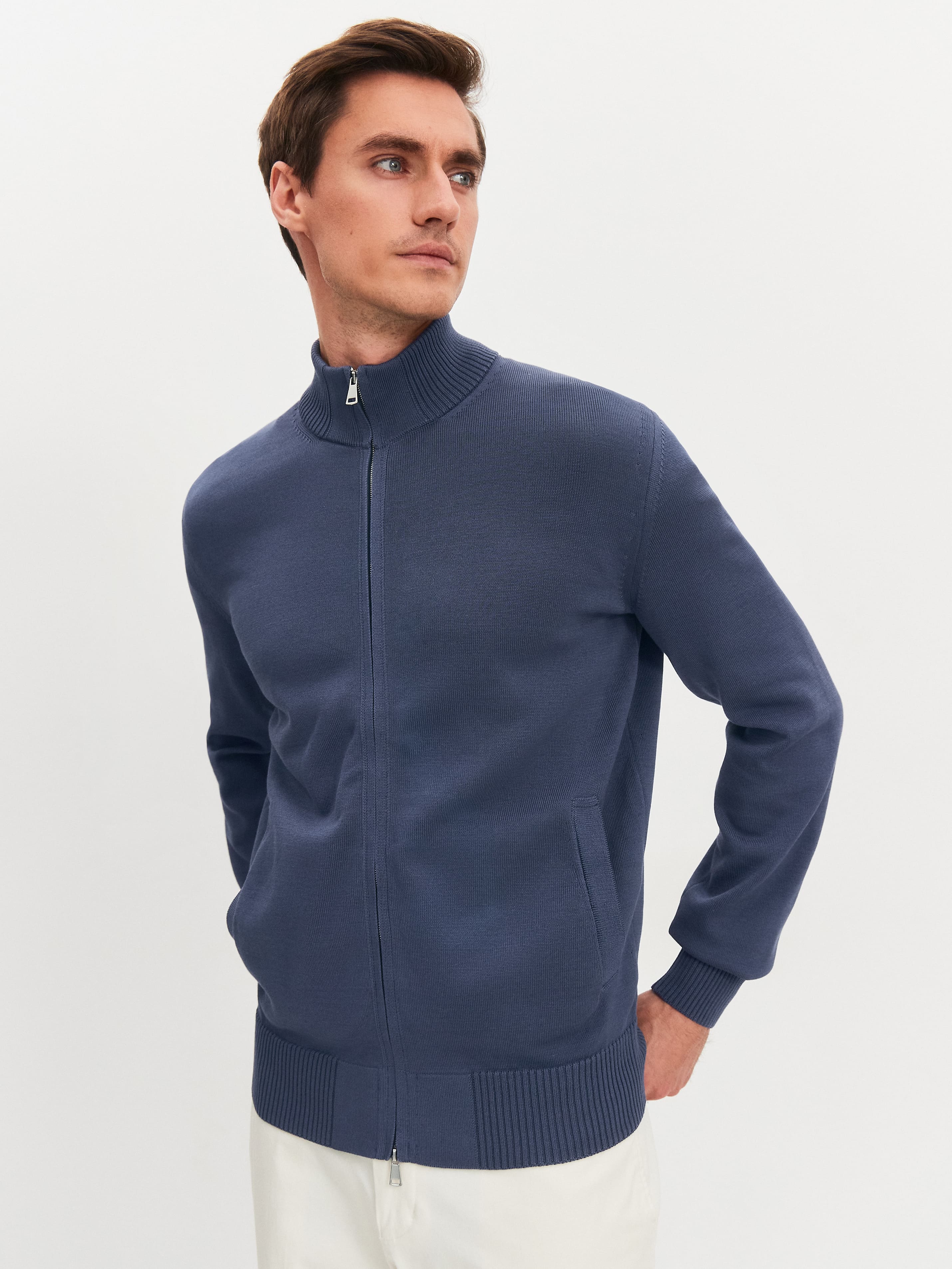 Лиссабон кардиган трикотажный (джинсовый, 48/176-182)