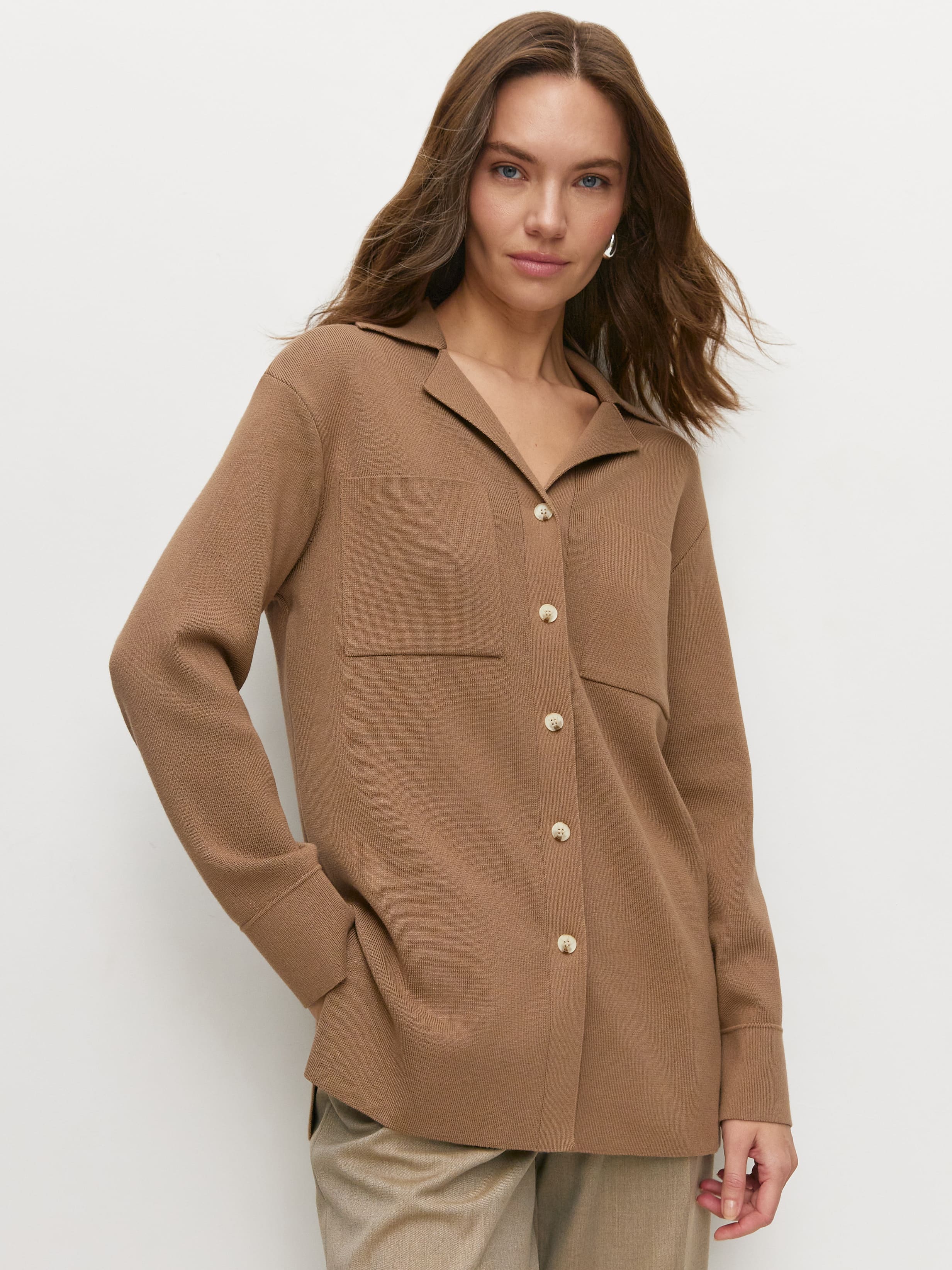 Фрида жакет трикотажный (какао, 44-46)