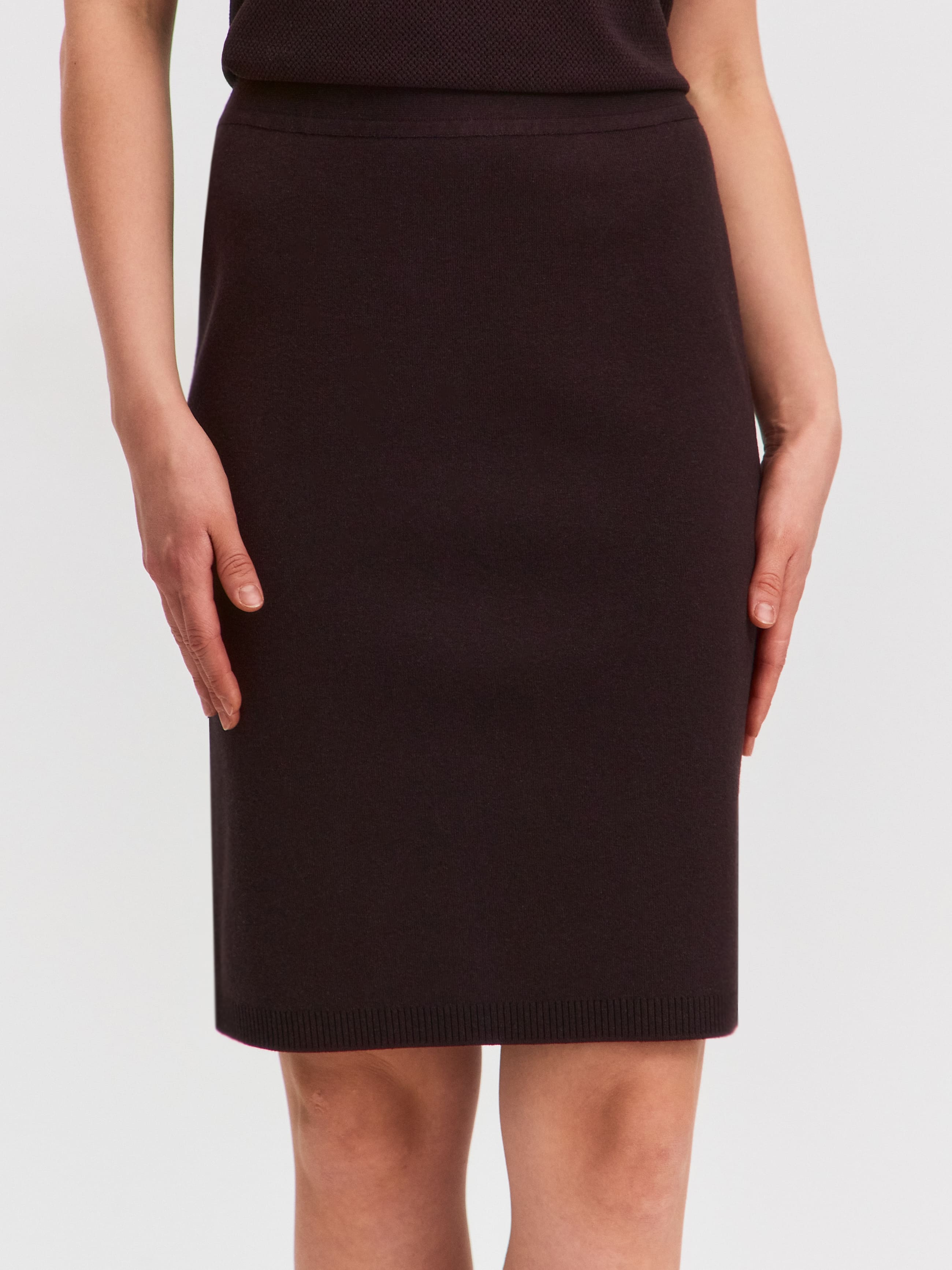 Жане юбка трикотажная (т.коричневый, 44-46)