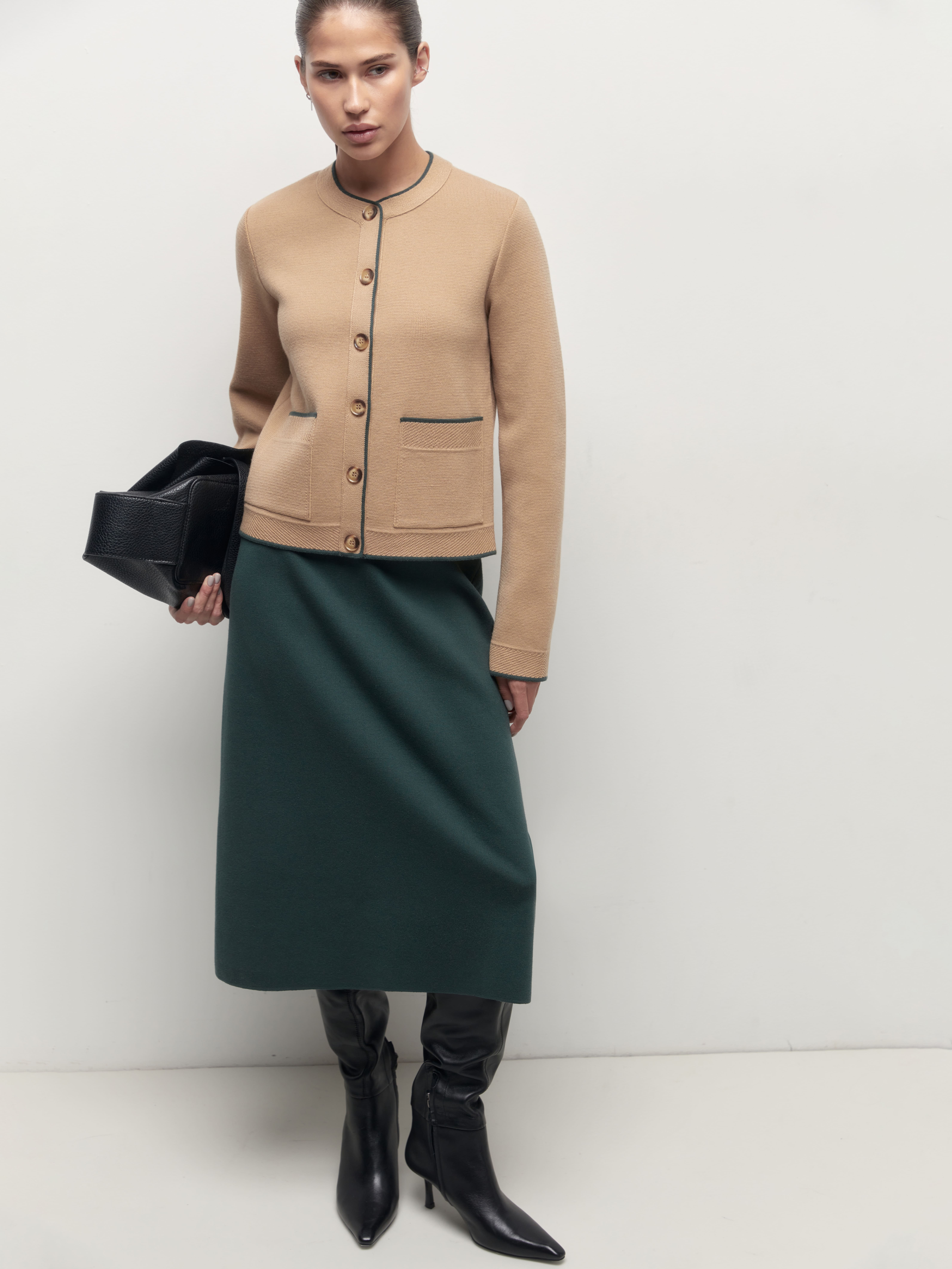 Сириус жакет трикотажный (светло-бежевый, 46)