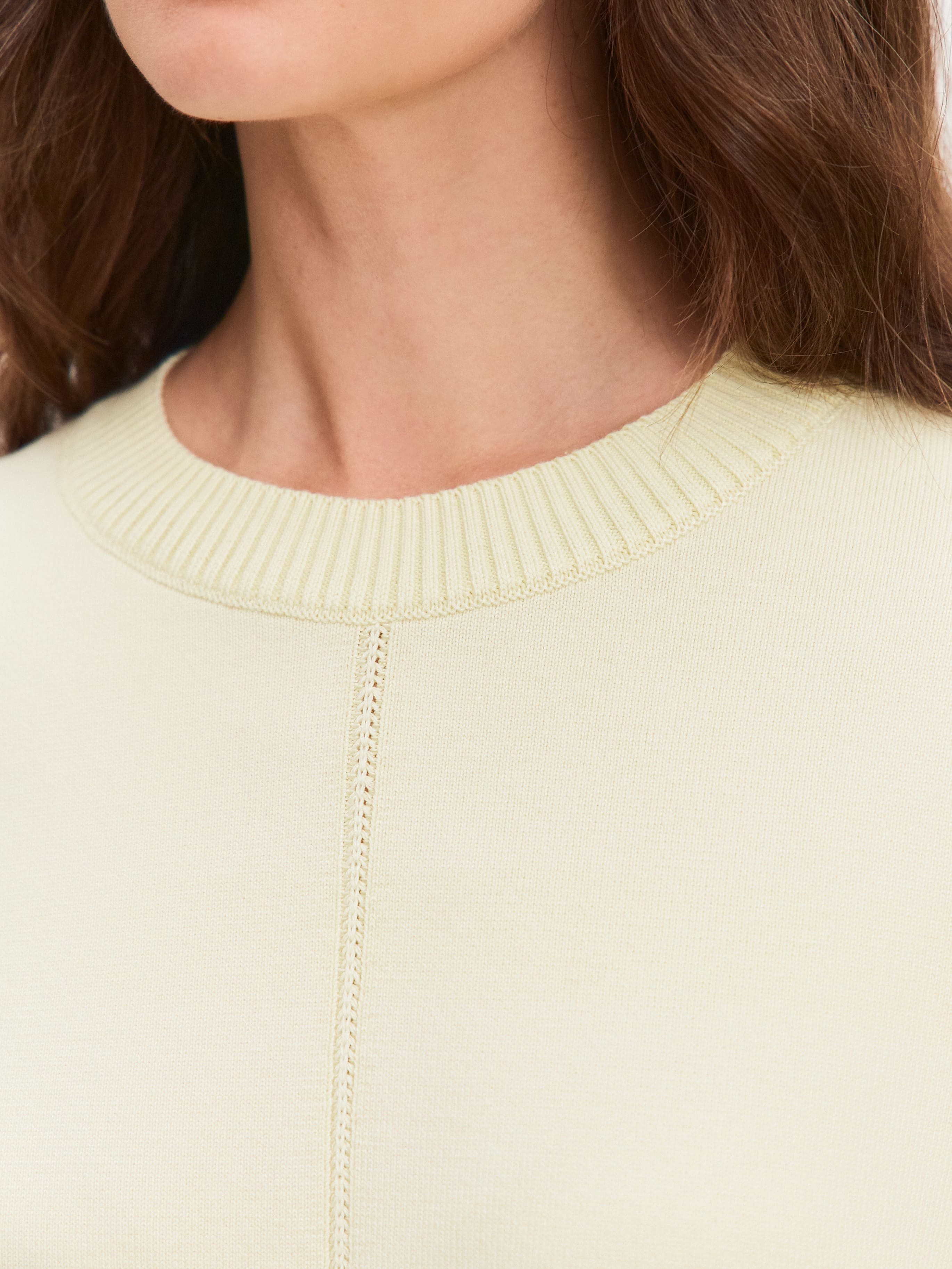 Астрид джемпер трикотажный (бледно-желтый, 44-46)