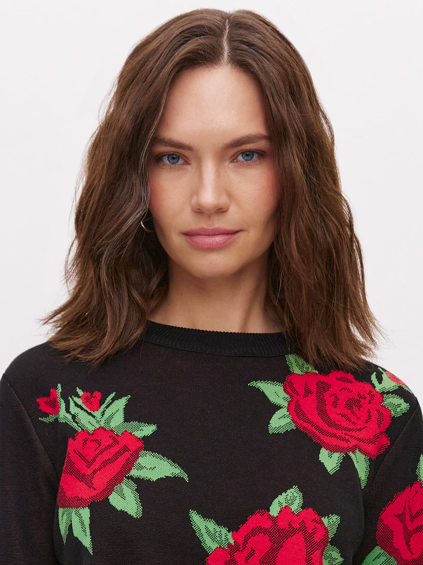 Рози джемпер трикотажный (черный, 44-46)