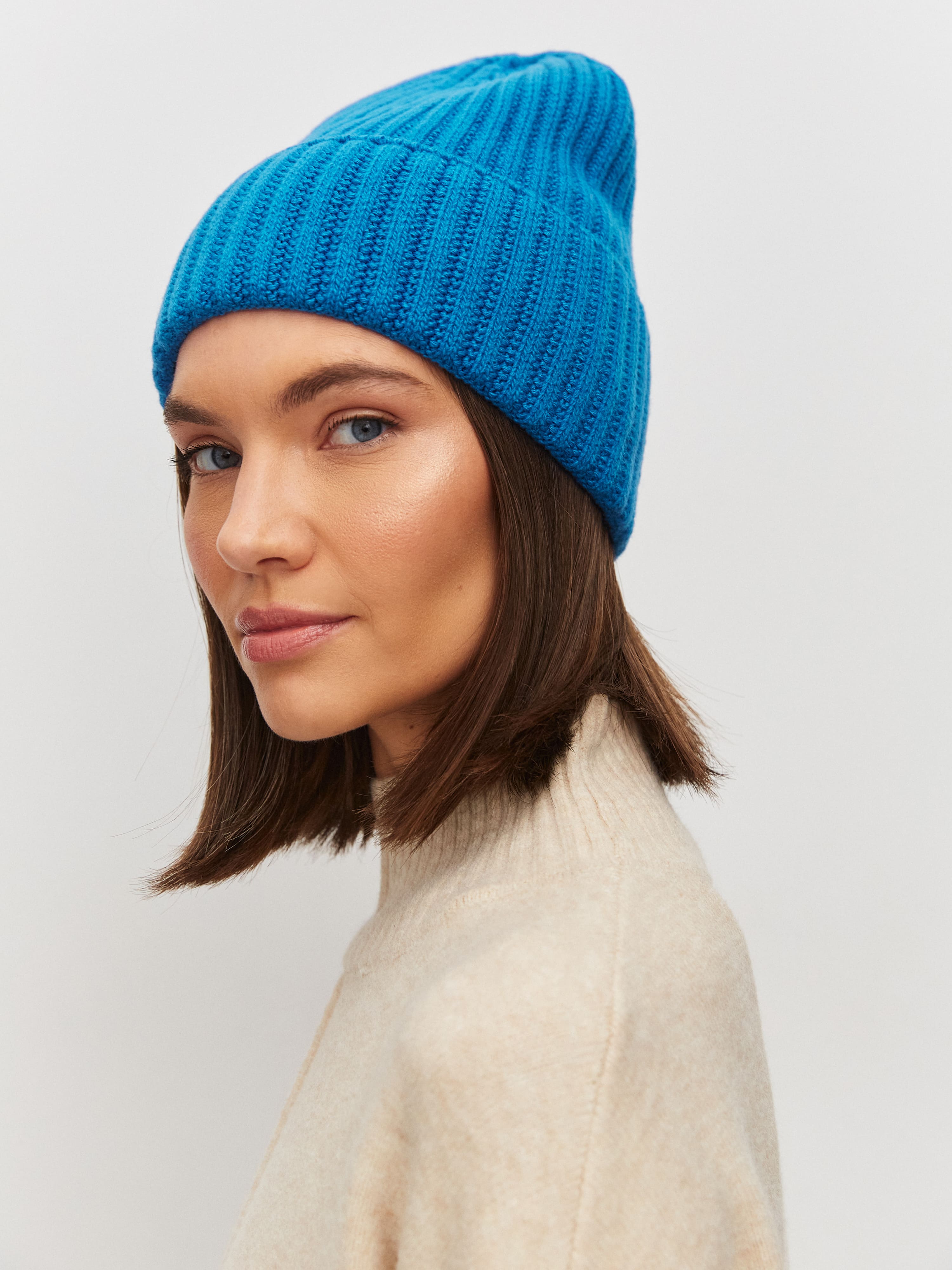 Лайт2 шапка трикотажная (сапфировый синий, 56-58)