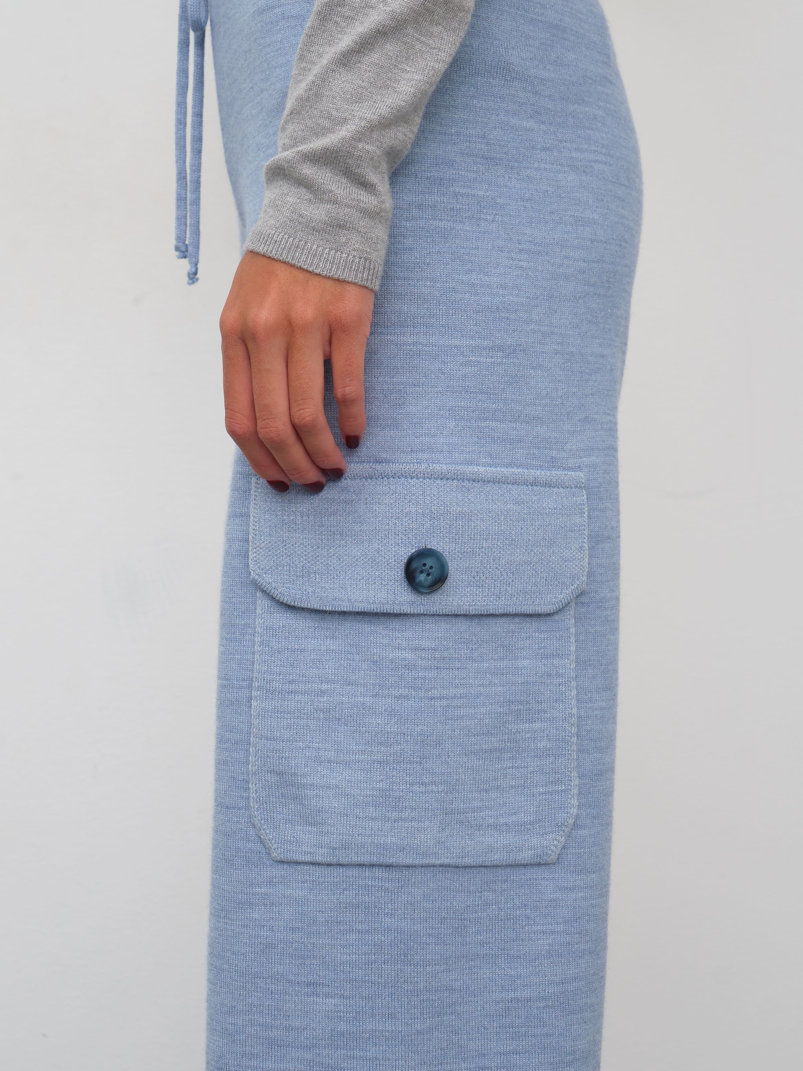 Эверест брюки трикотажные (голубой, 44-46/164-170)