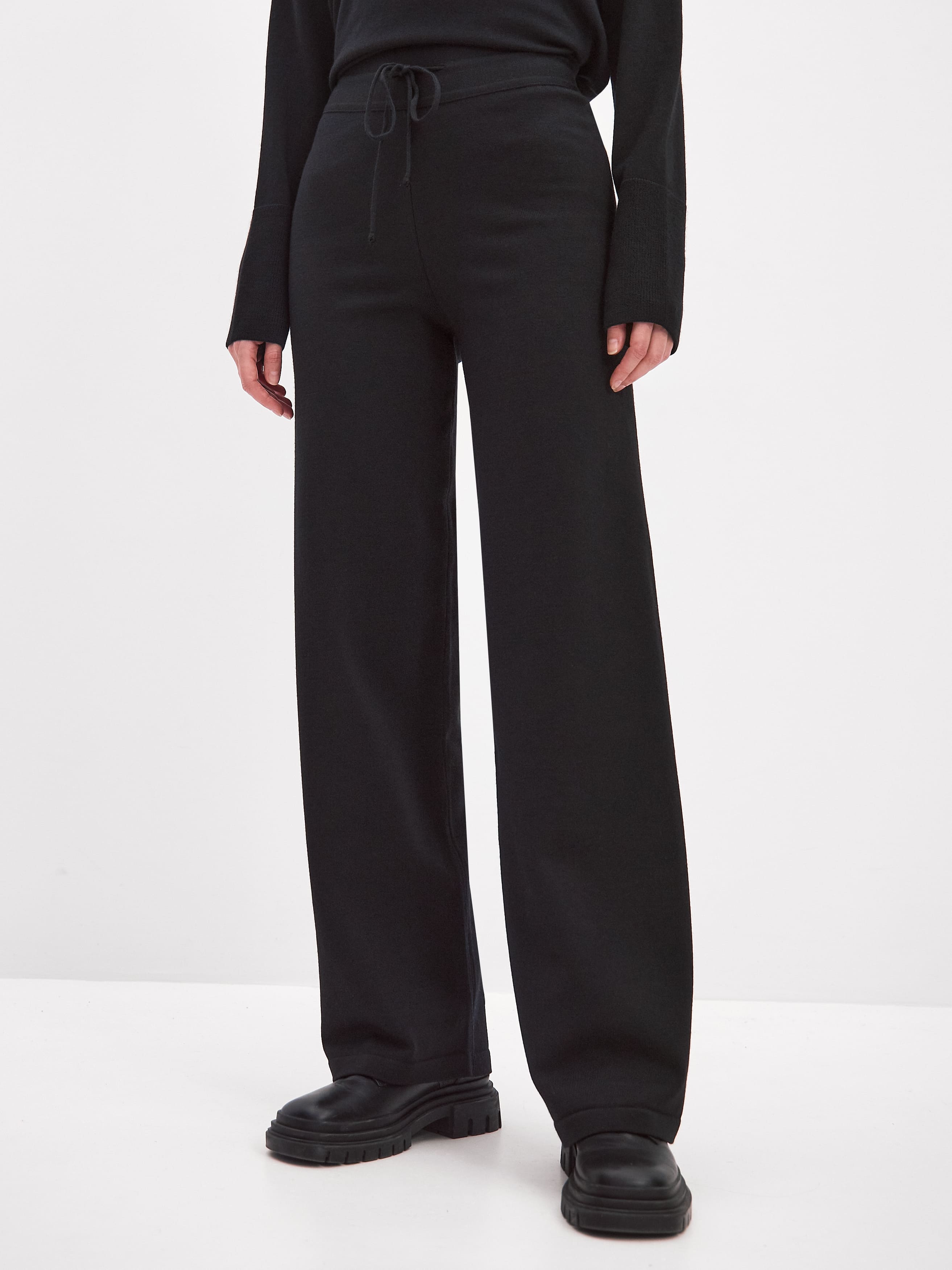 Сатурн брюки трикотажные (черный, 40-42/164-170)