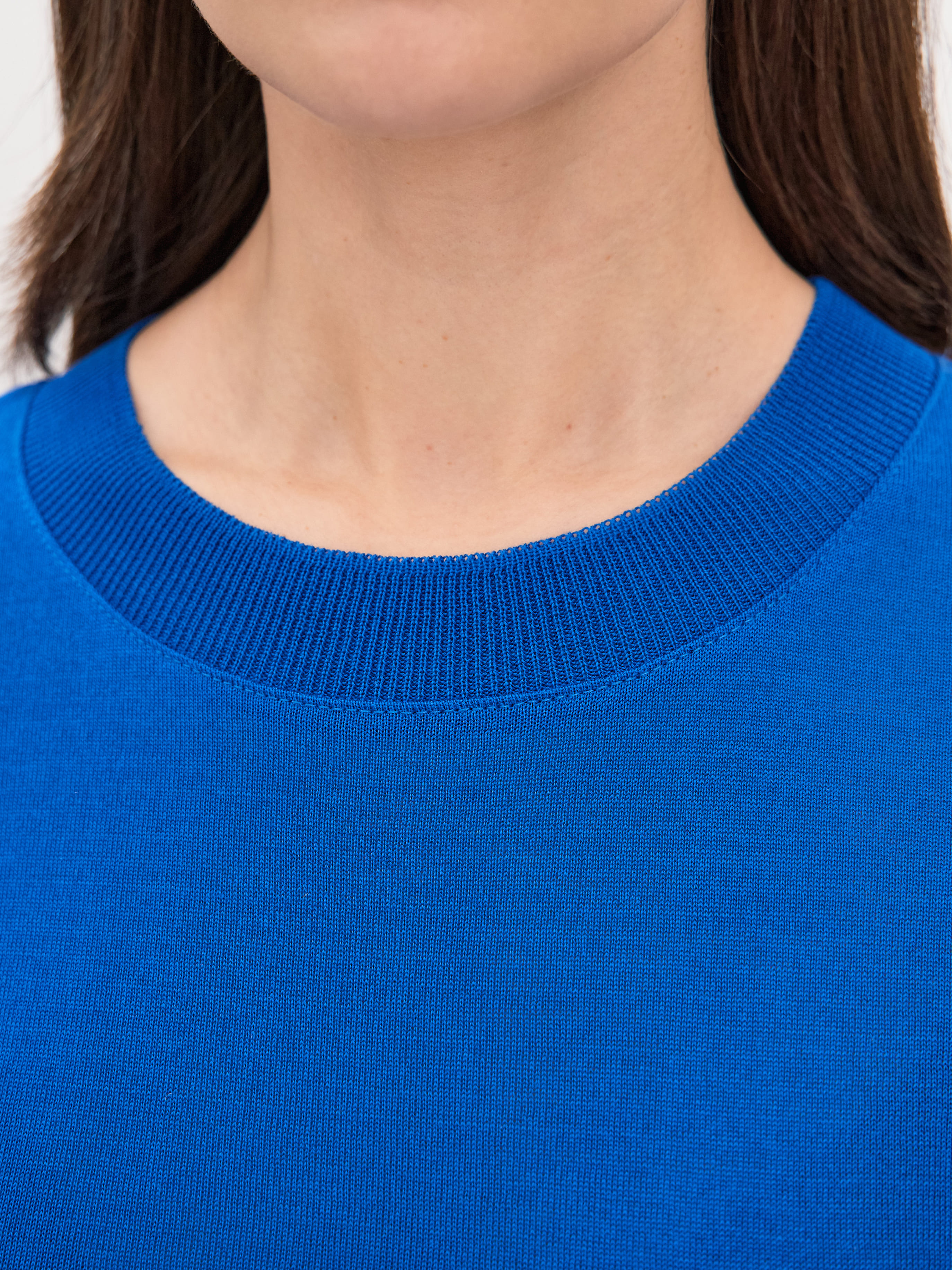 Адель джемпер (футболка) трикотажный (ультрамарин, 44-46)