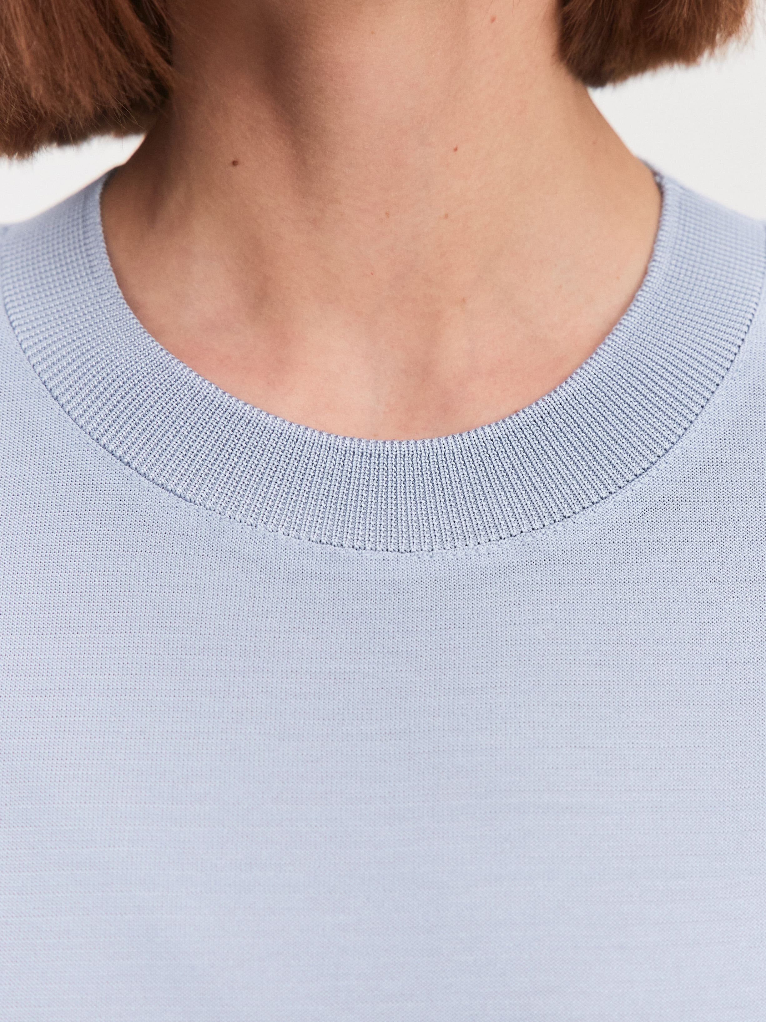 Мали джемпер (футболка) трикотажный (св.голубой, 44-46)