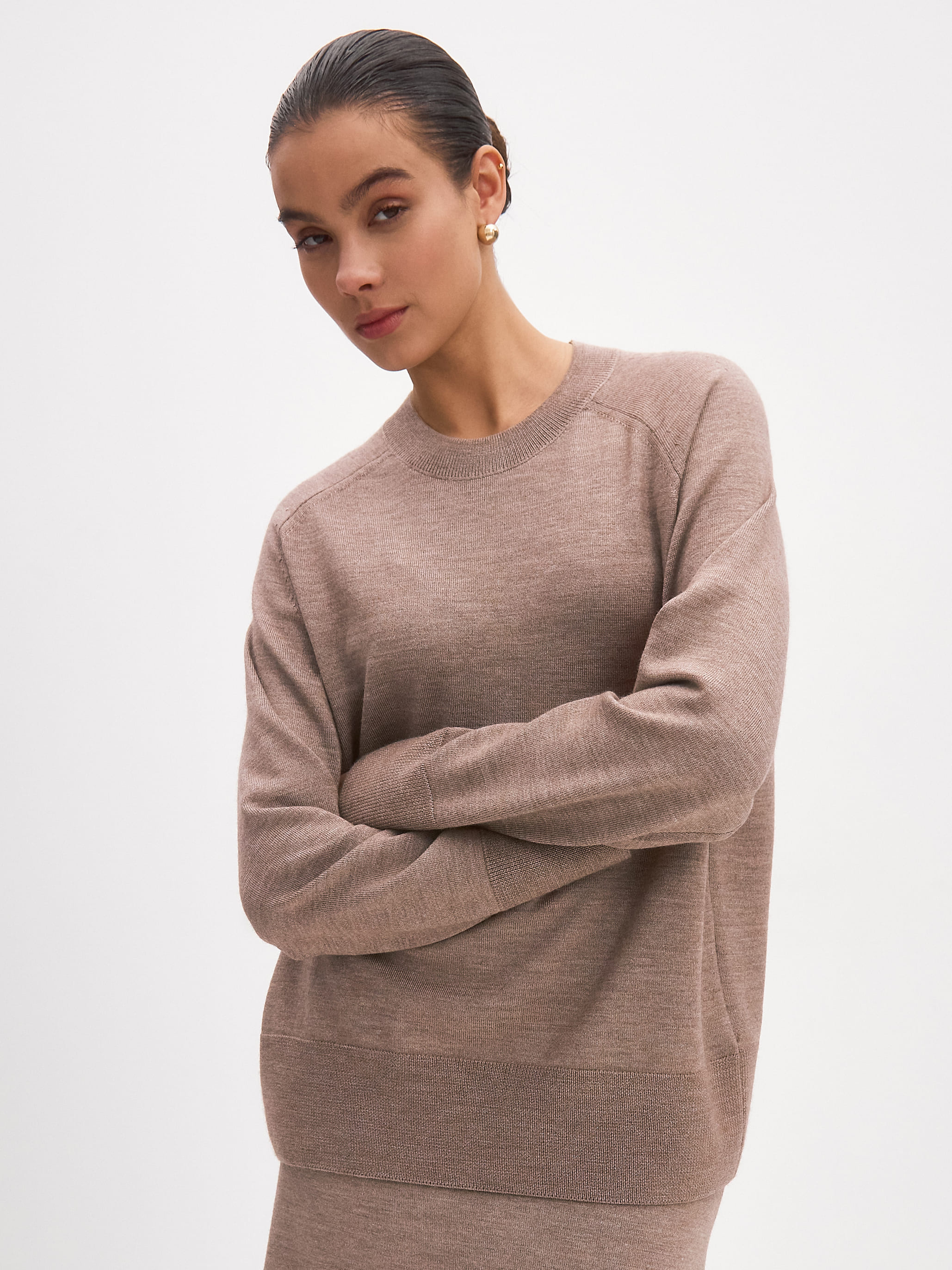 Сеул джемпер трикотажный (какао, 44-46)