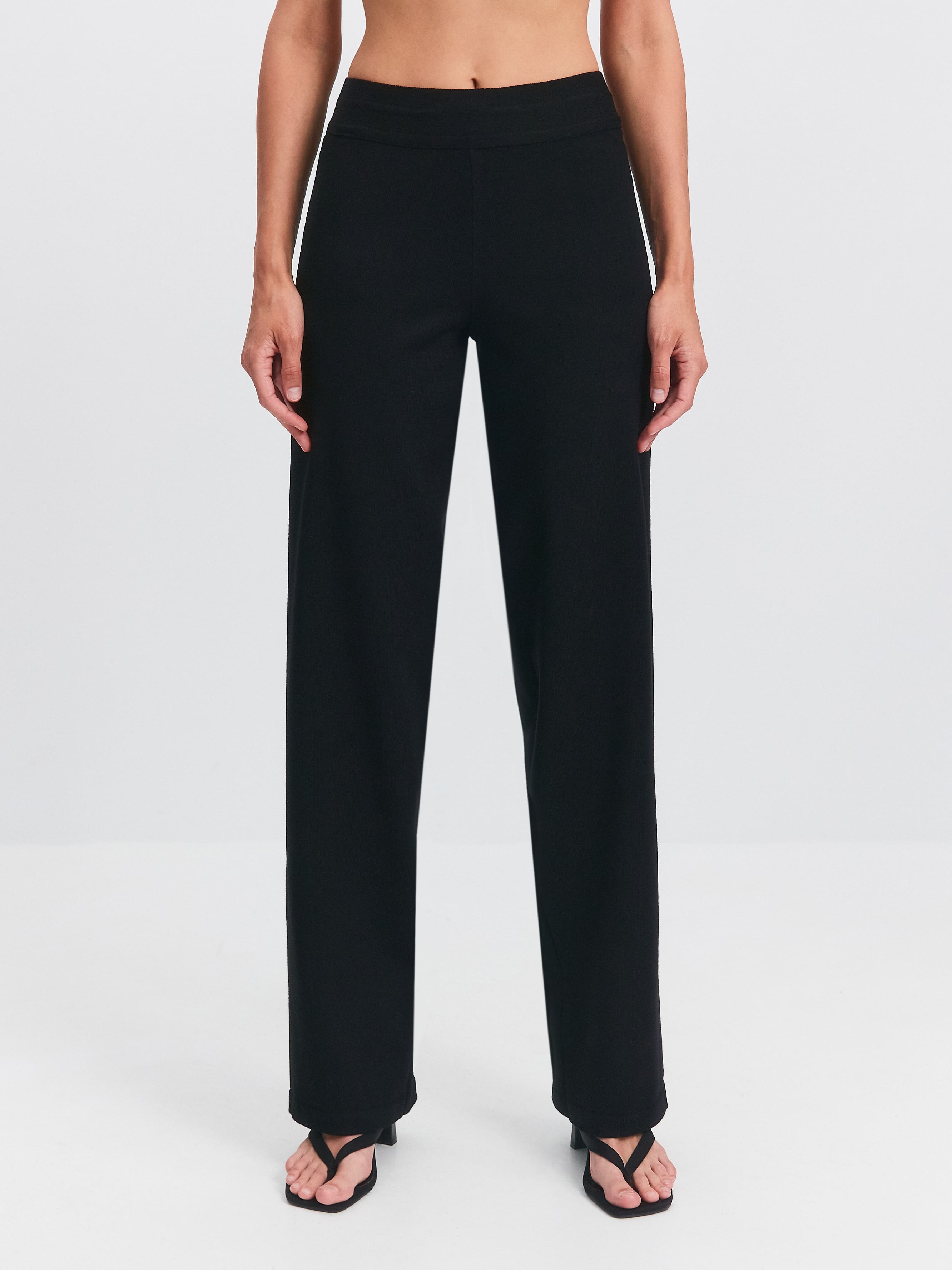 Меркури брюки трикотажные (черный, 44-46/164-170)