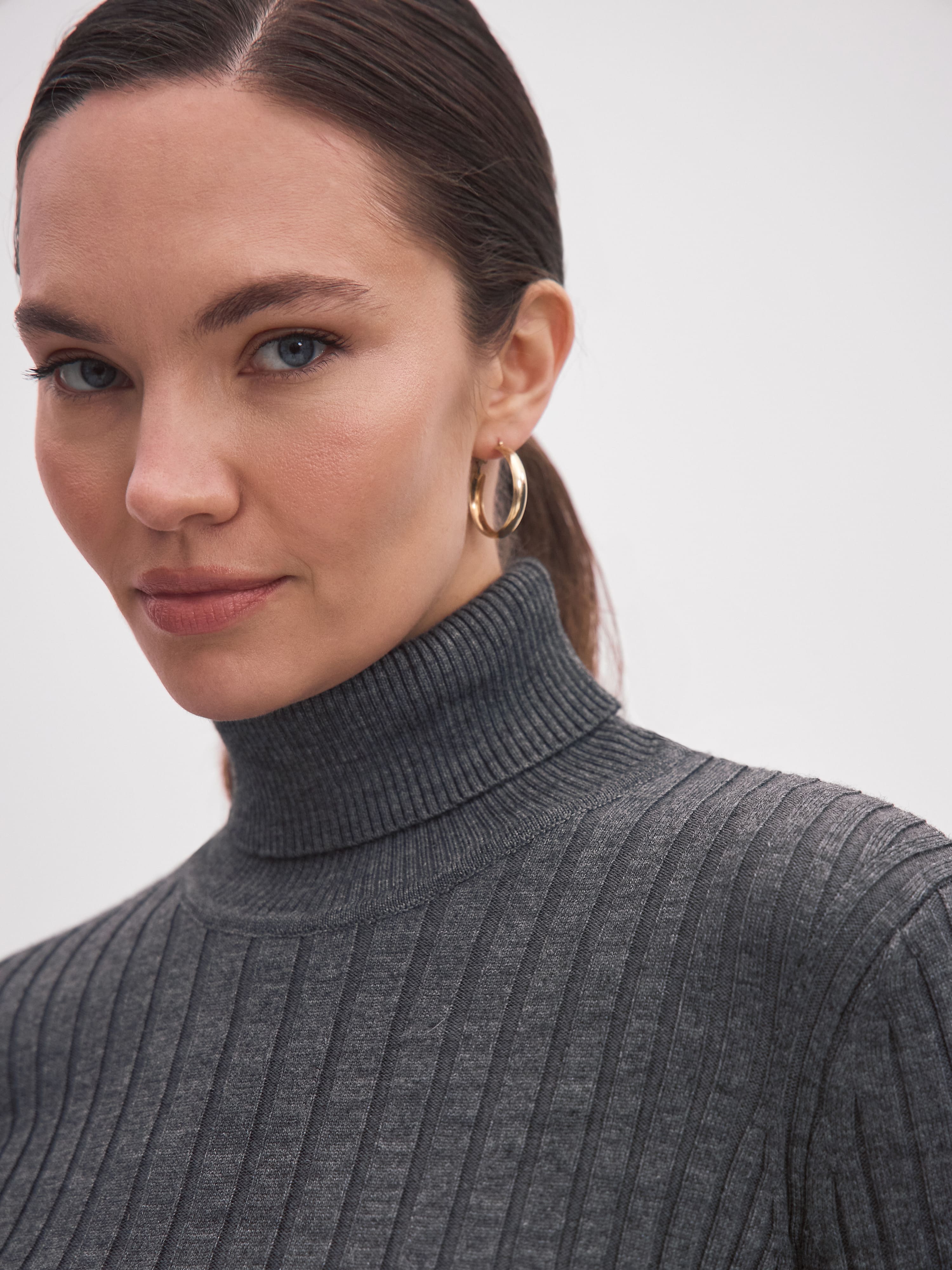 Китон водолазка трикотажная (маренго, 44-46)