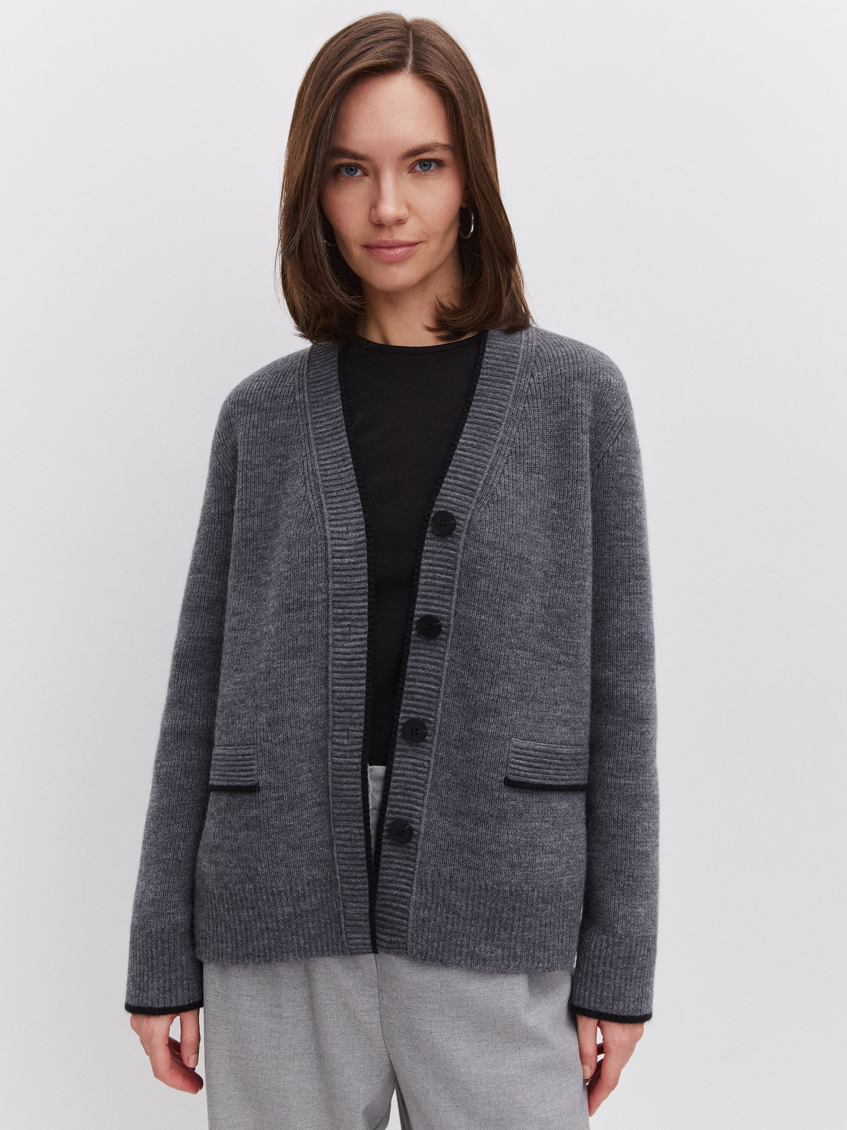 Амега кардиган трикотажный (маренго, 44-46)