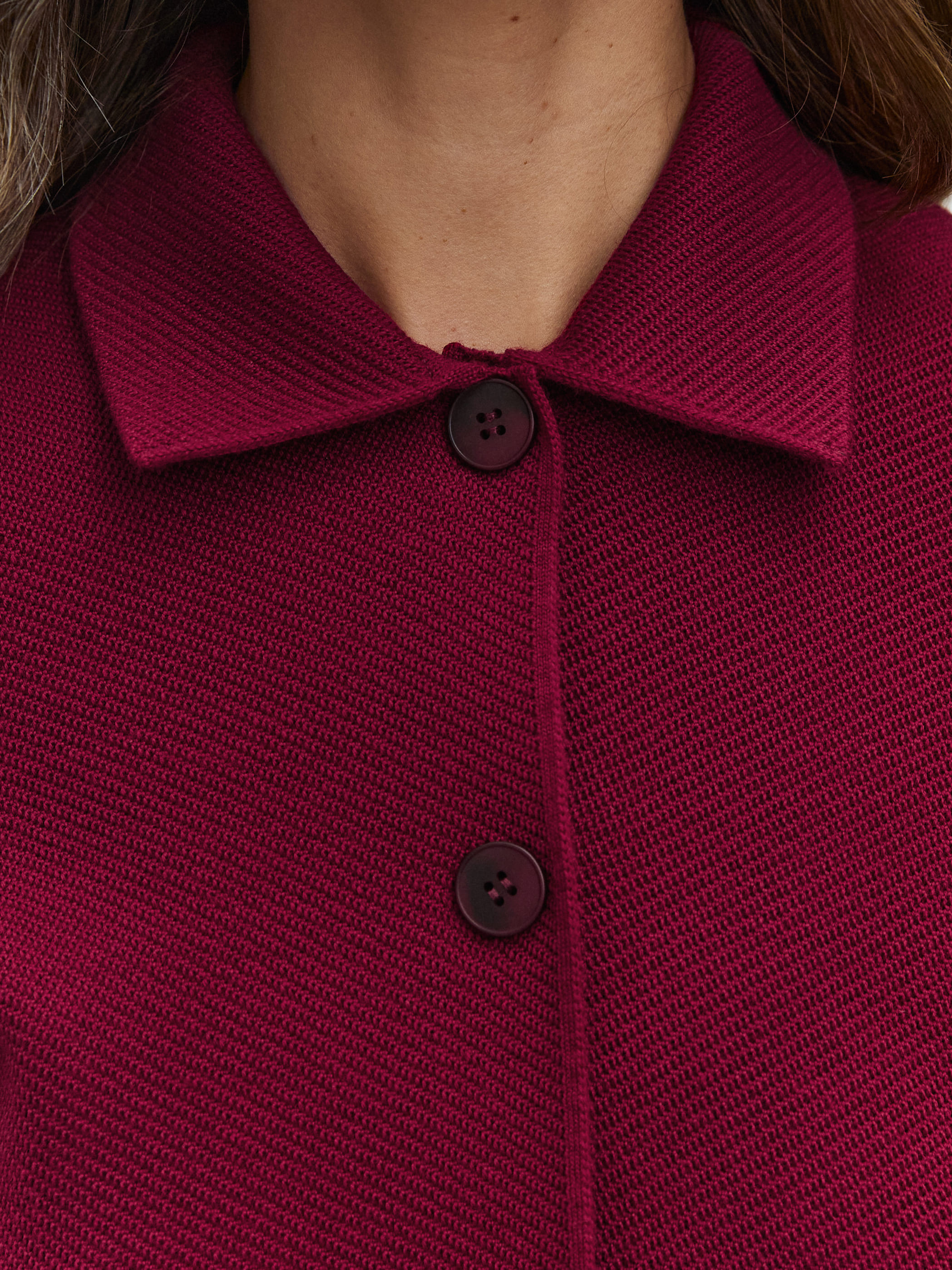 Аврора жакет трикотажный (вишневый, 44-46)