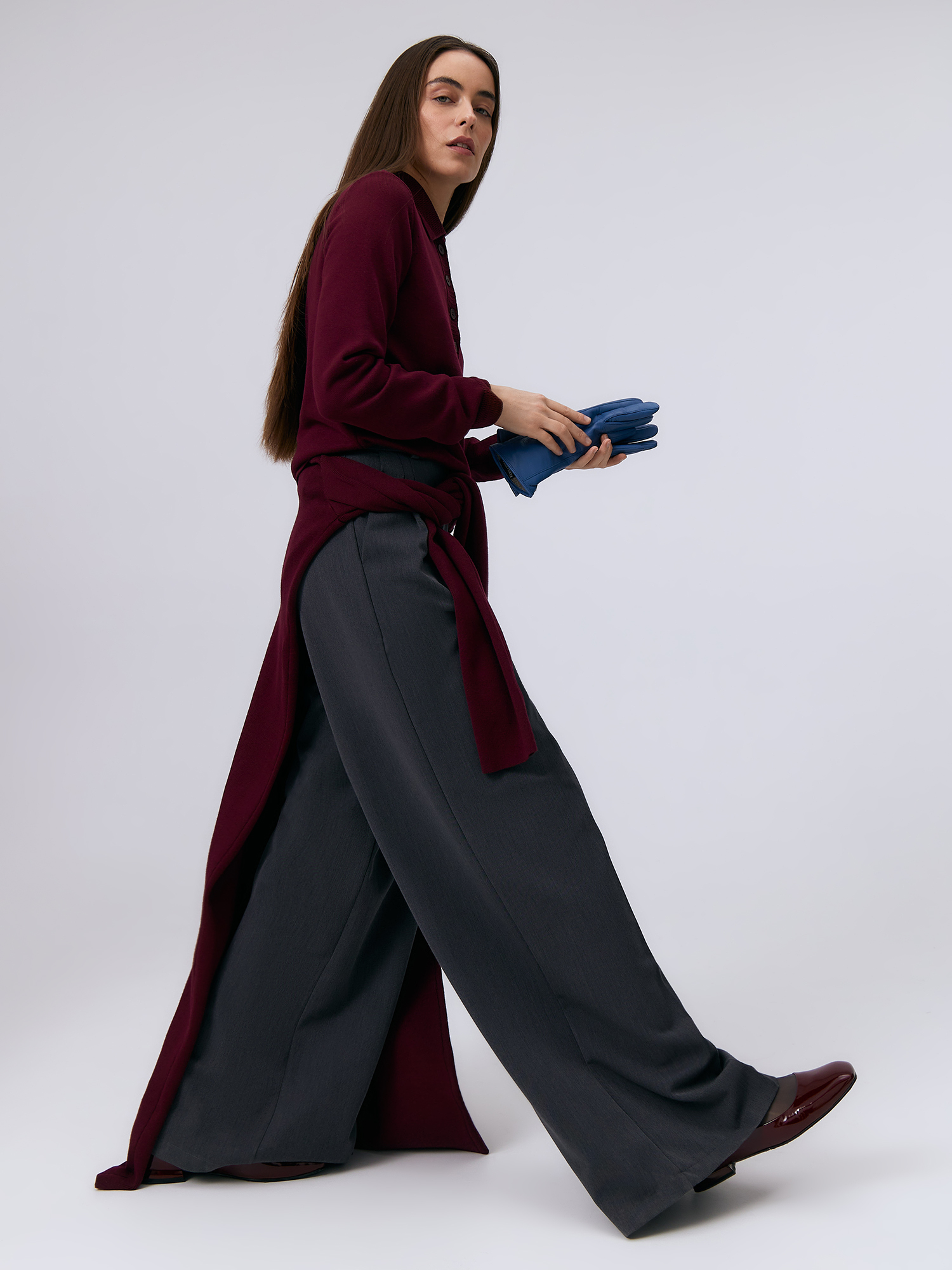 Фреско джемпер трикотажный (бордо, 44-46)