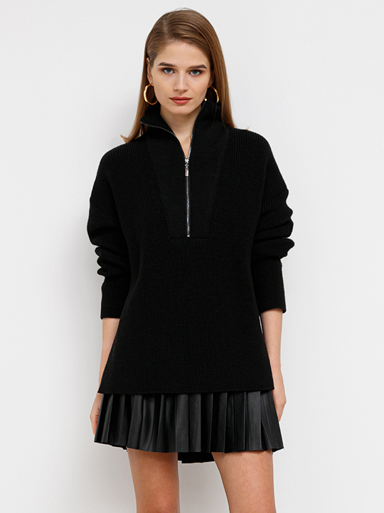 Голди джемпер трикотажный (черный, 44-46)