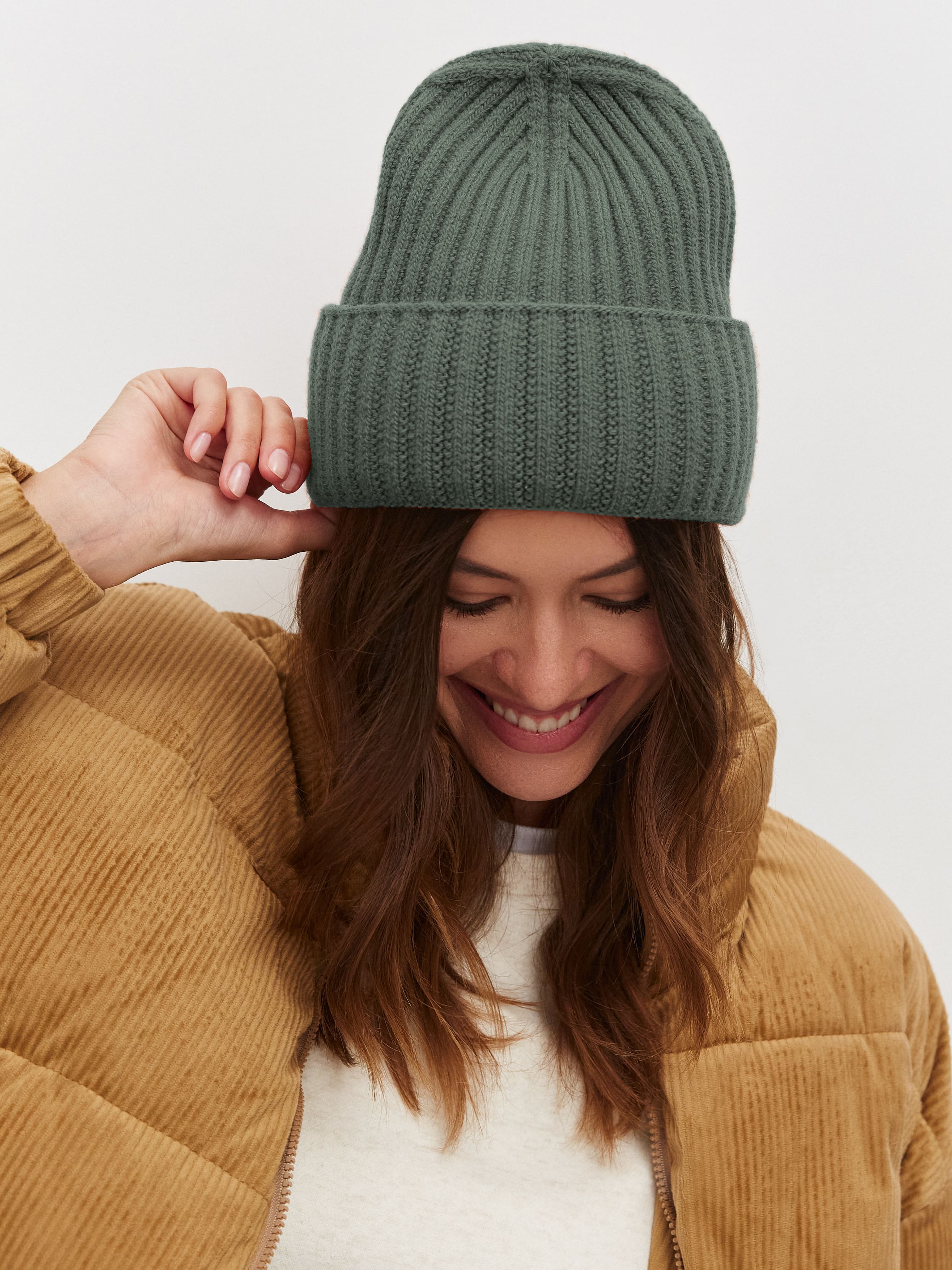 Лайт шапка трикотажная (темно-оливковый, 56-58)