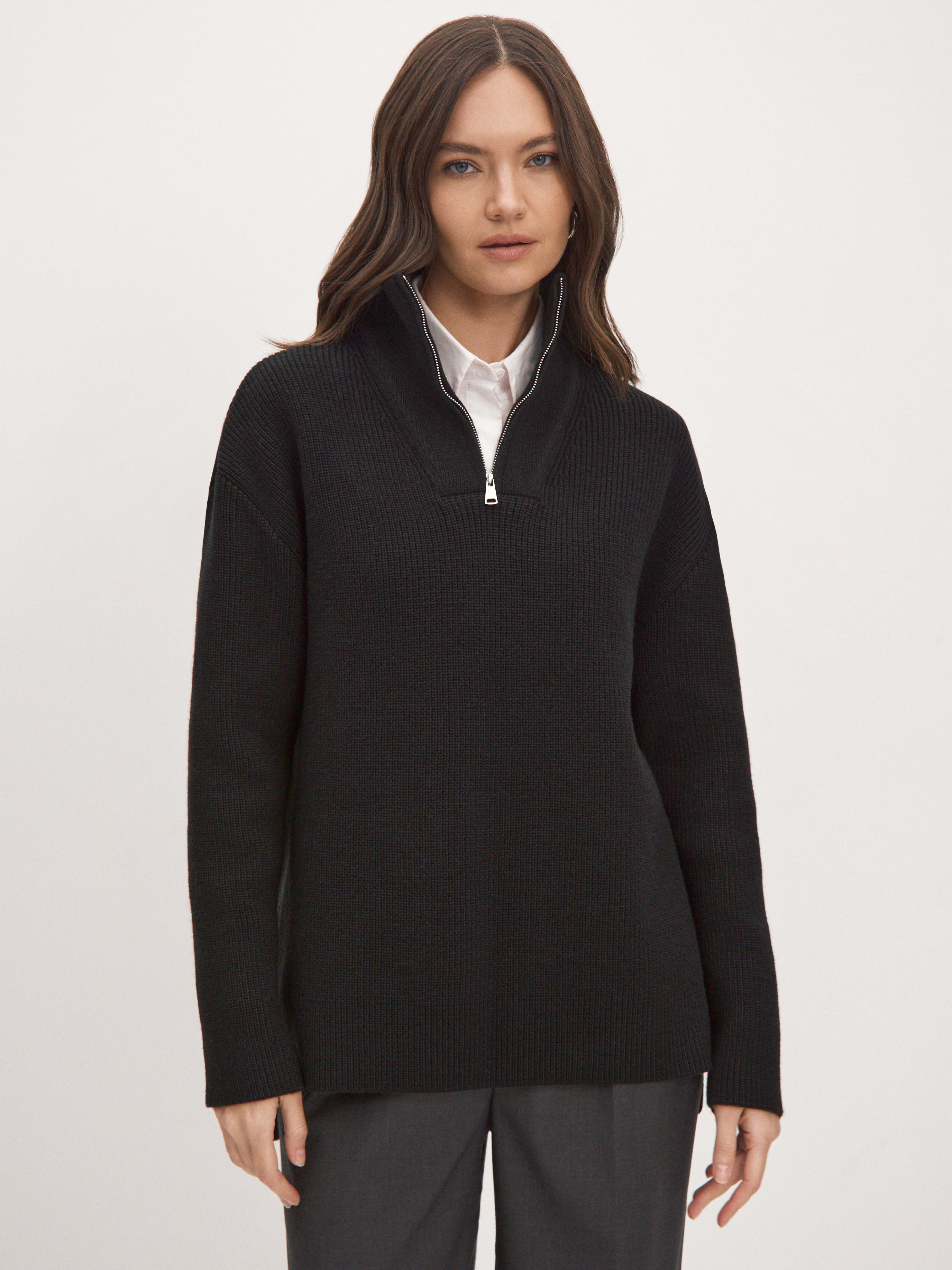 Ридми джемпер трикотажный (черный, 44-46)