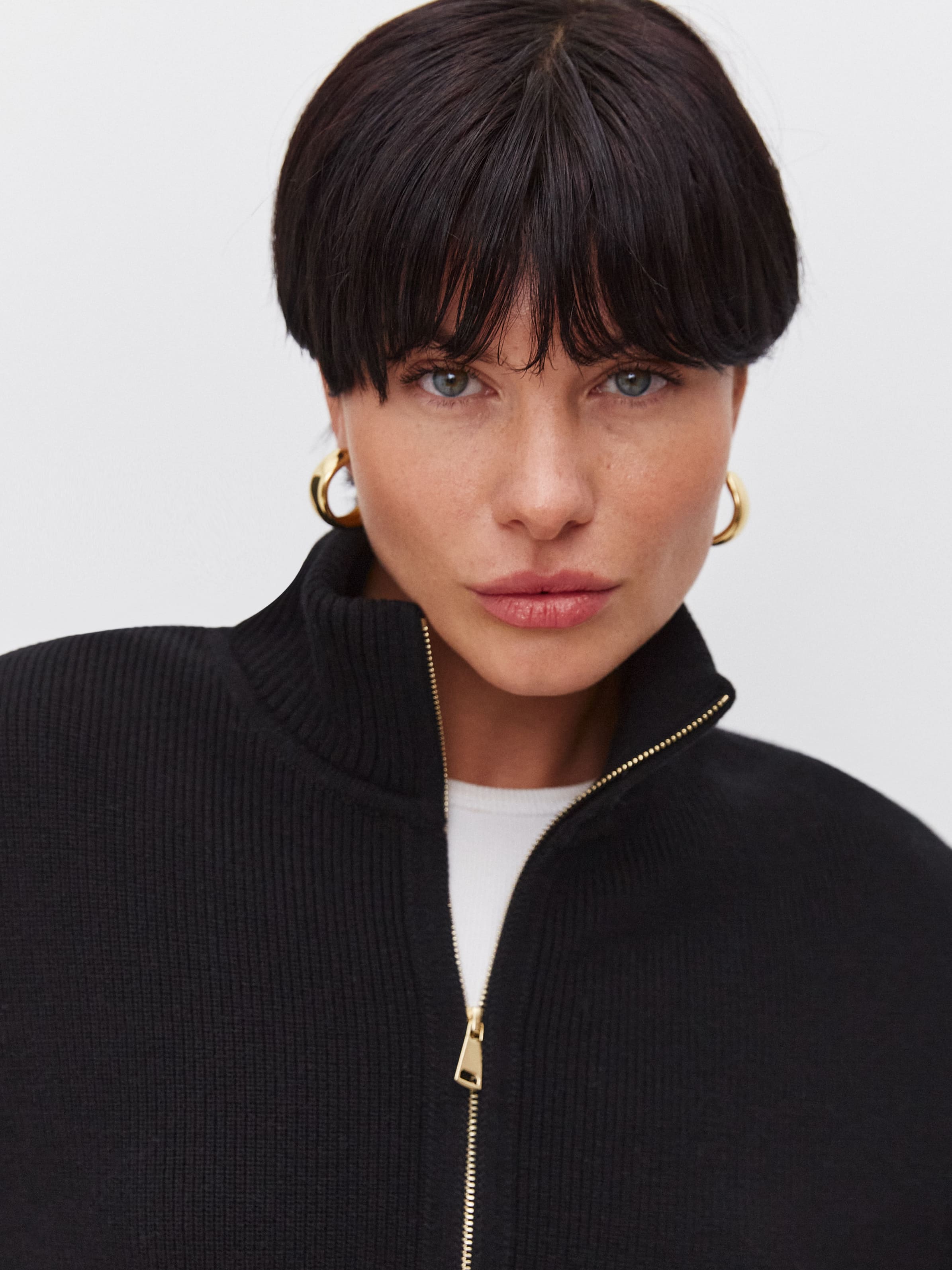 Бельгия джемпер трикотажный (черный/золото, 44-46)