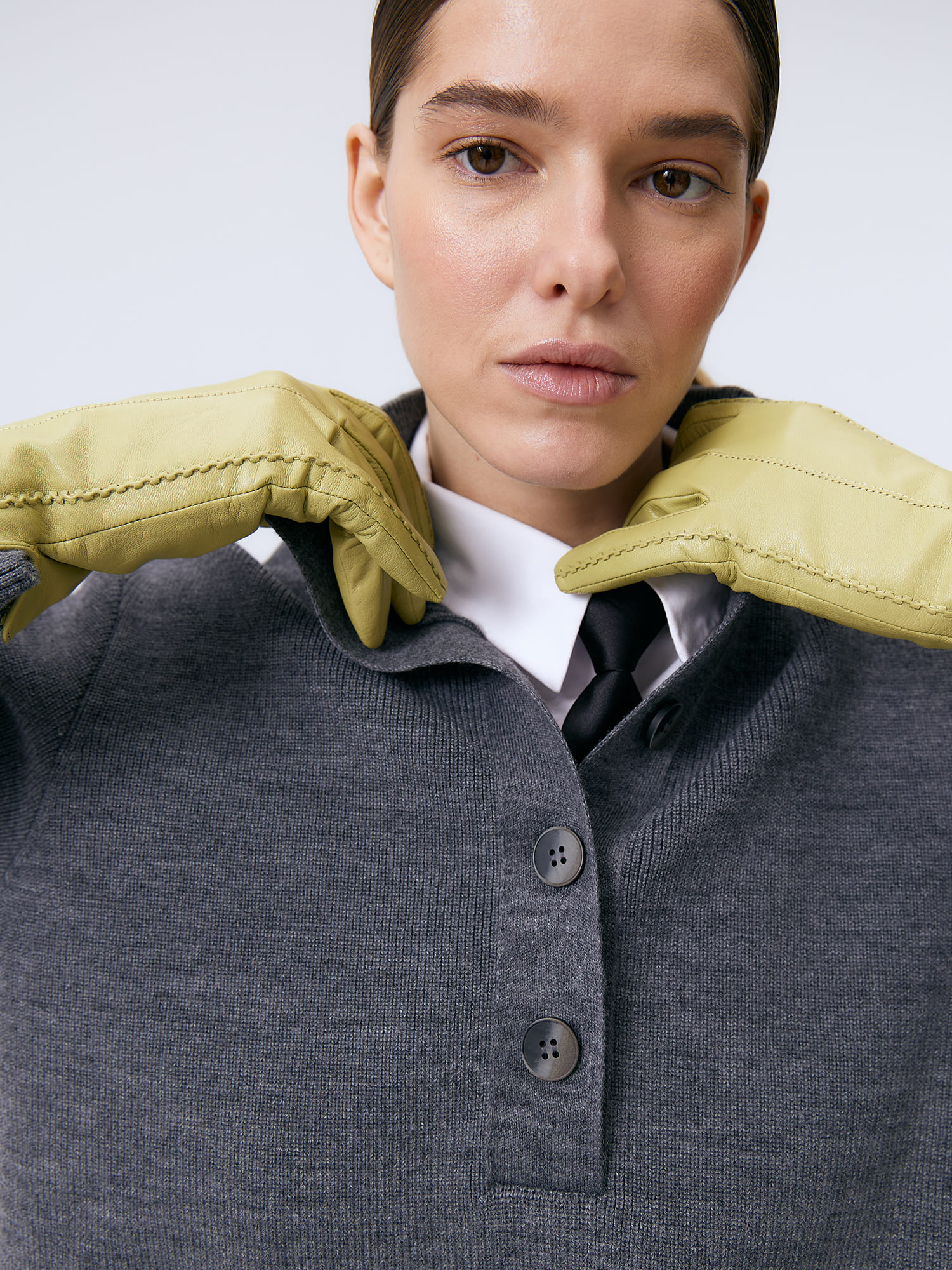 Мюнхен джемпер трикотажный (серый меланж, 44-46)