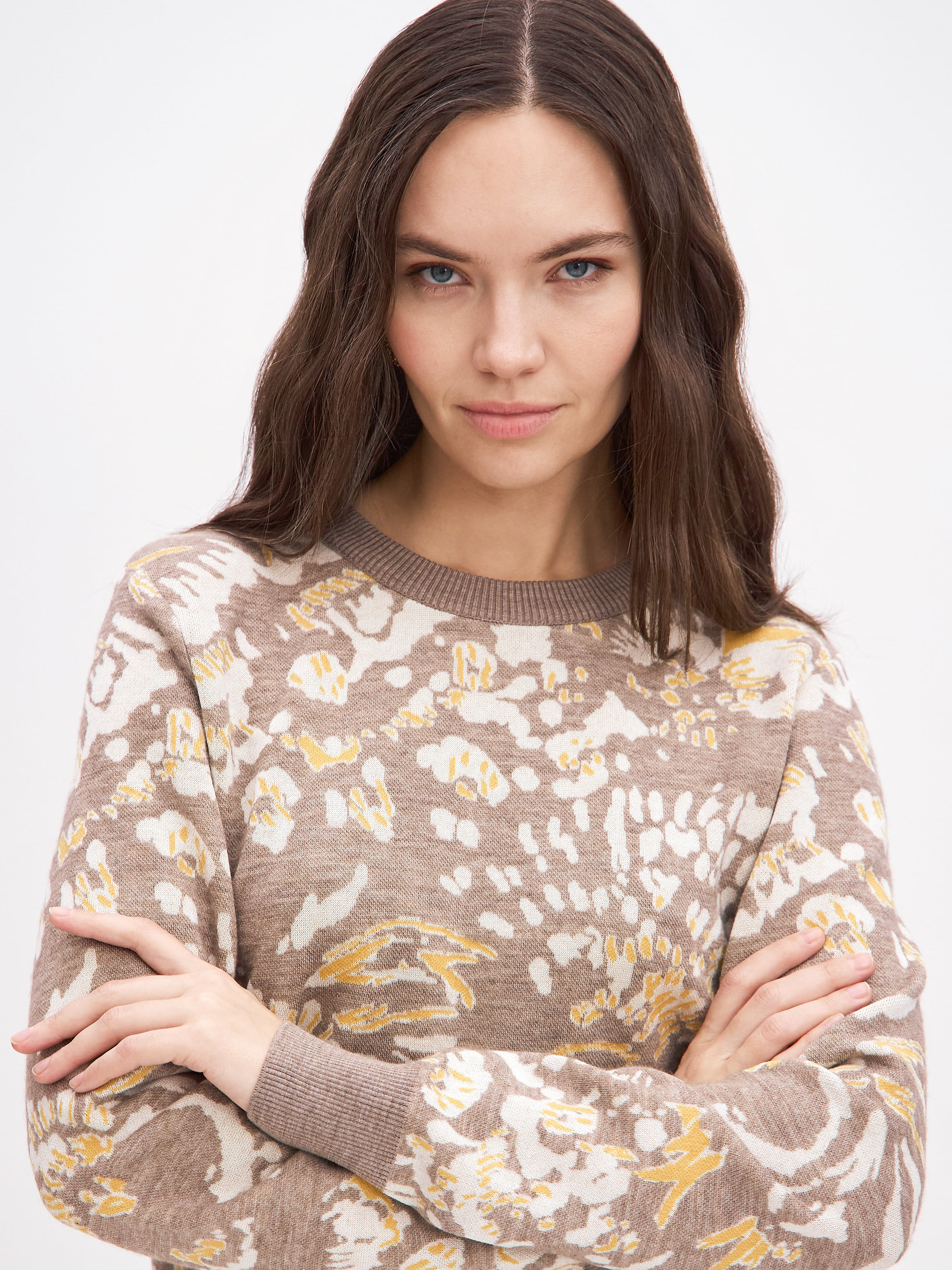 Мадлен джемпер трикотажный (какао, 44-46)