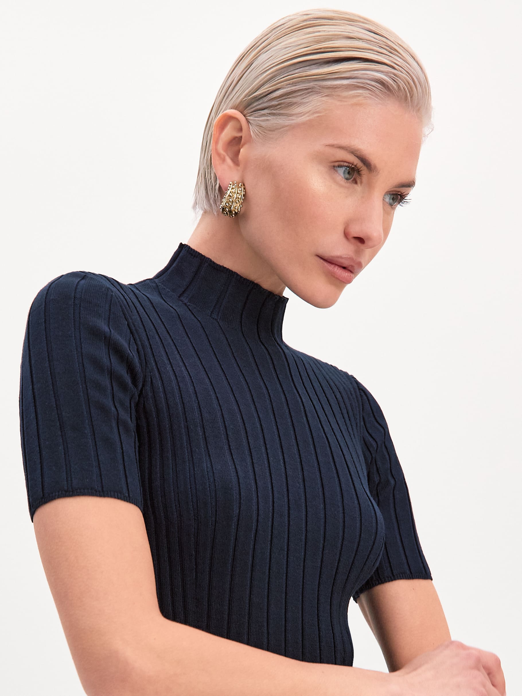 Феникс водолазка трикотажная (темно-синий, 44-46)