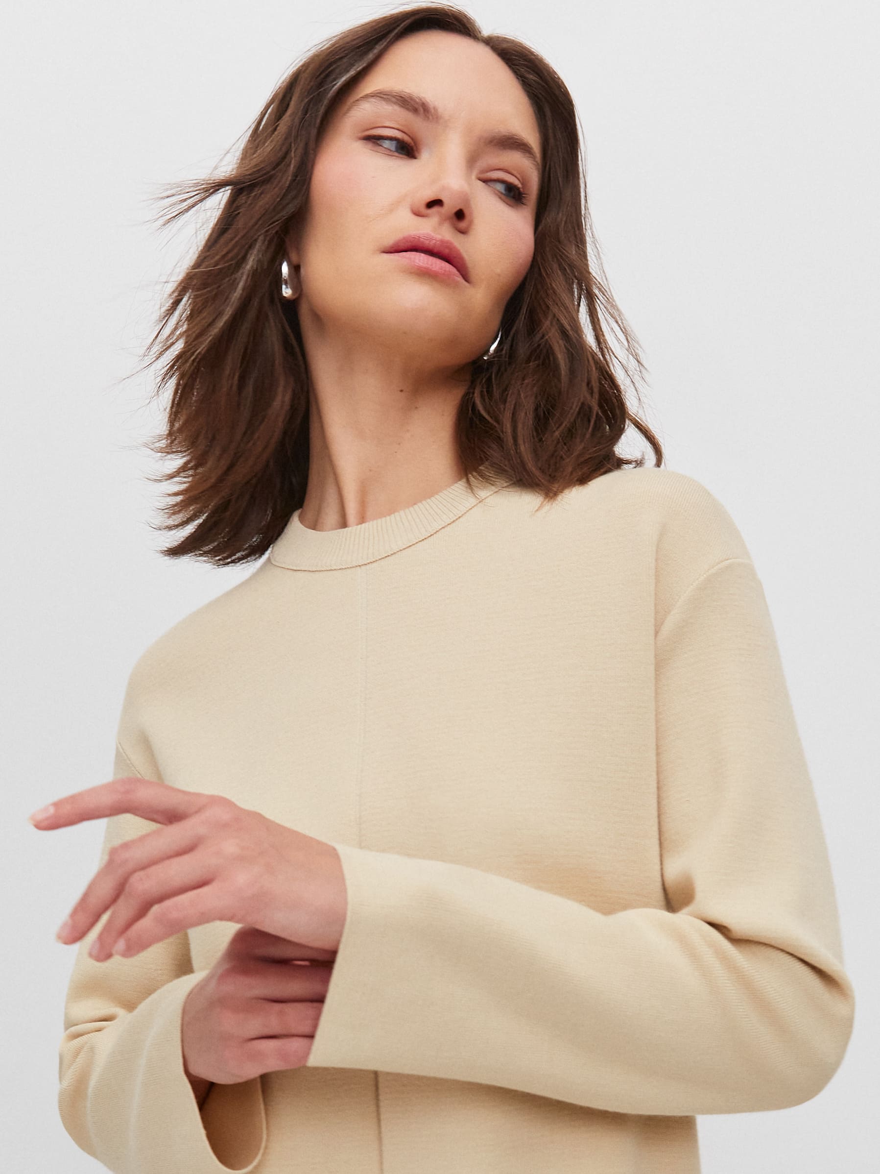 Меридиан джемпер трикотажный (кремовый, 44-46)