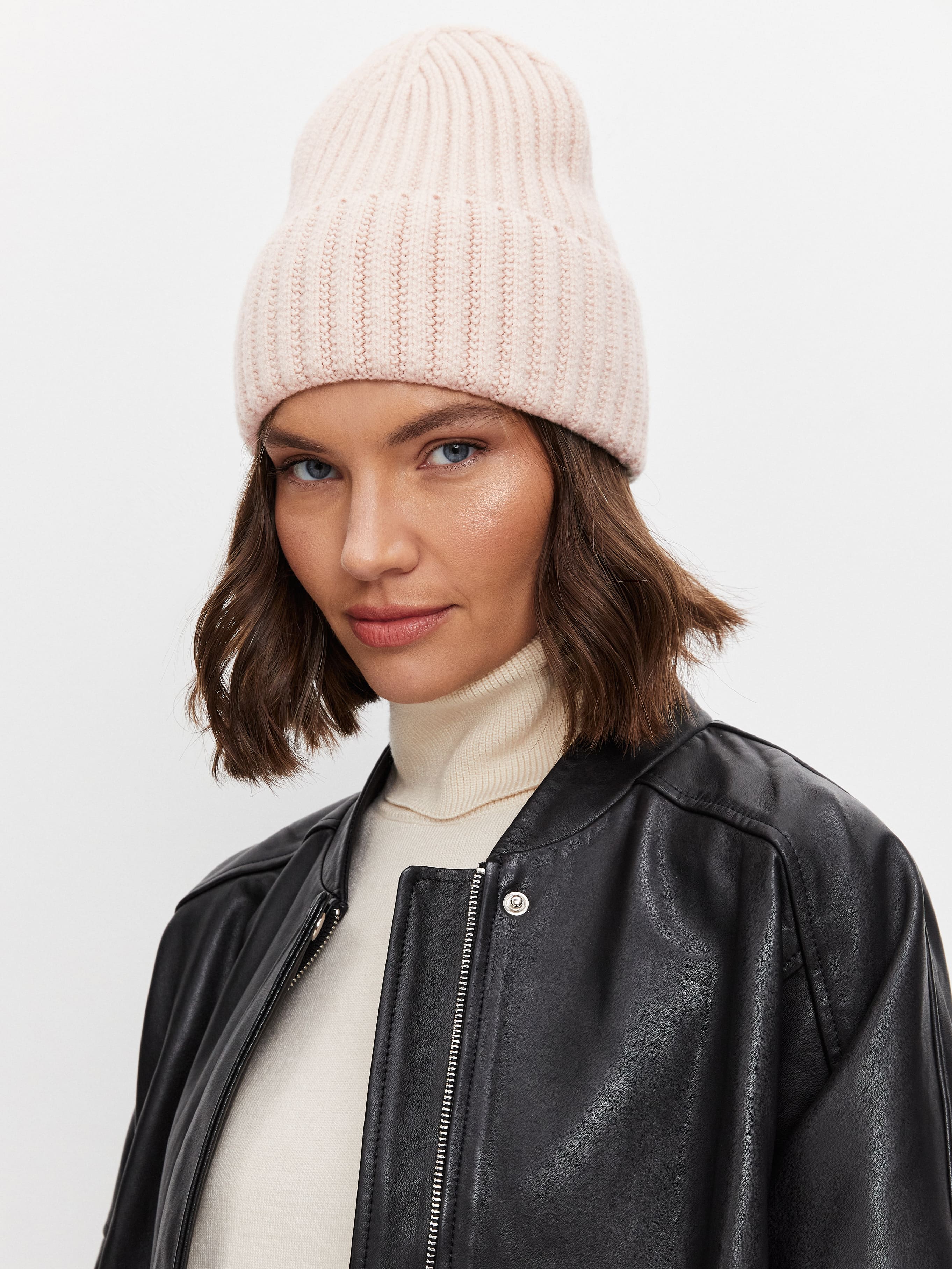 Лайт2 шапка трикотажная (ванильный, 56-58)