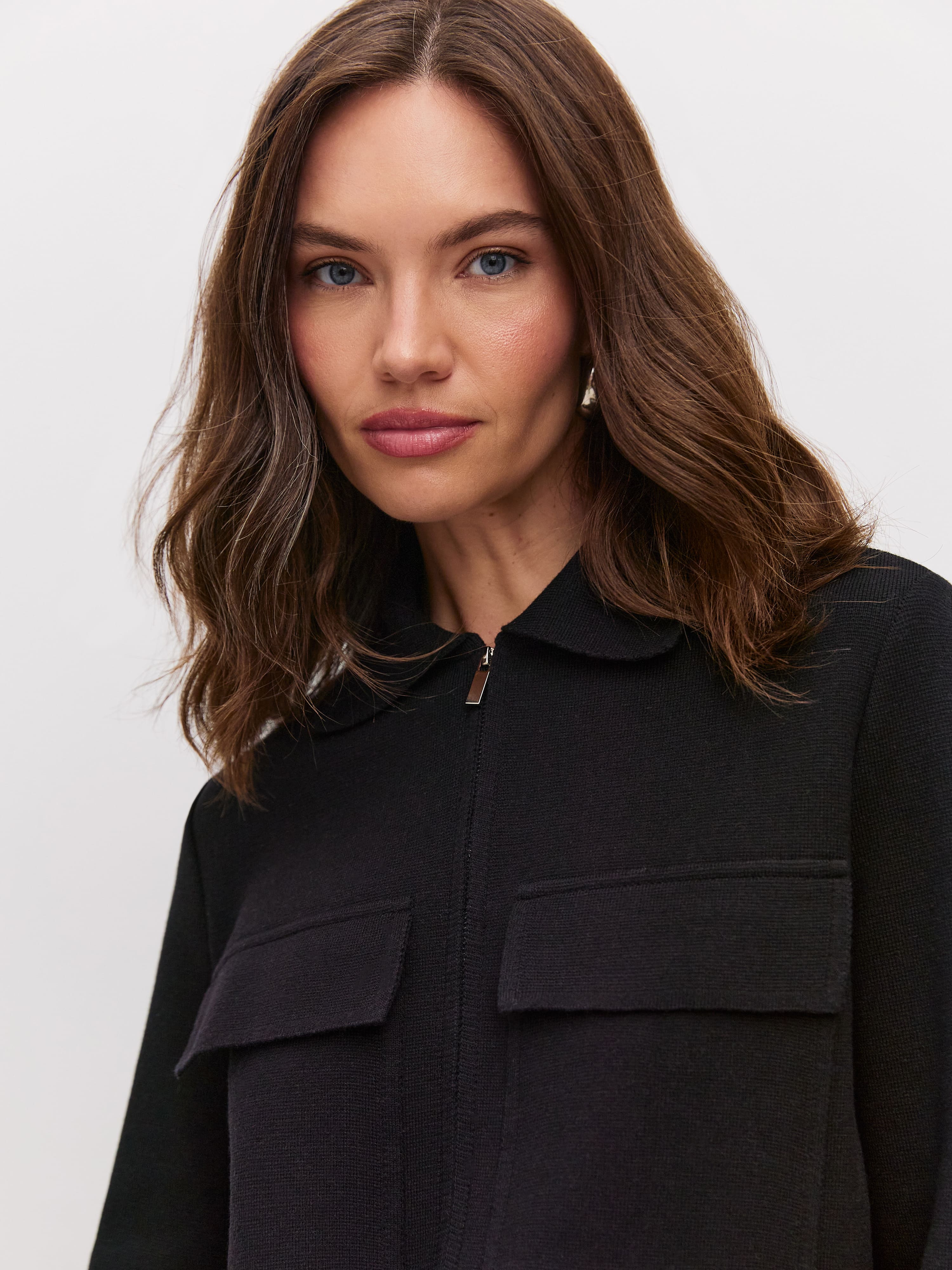 Давиль жакет трикотажный (черный, 44-46)