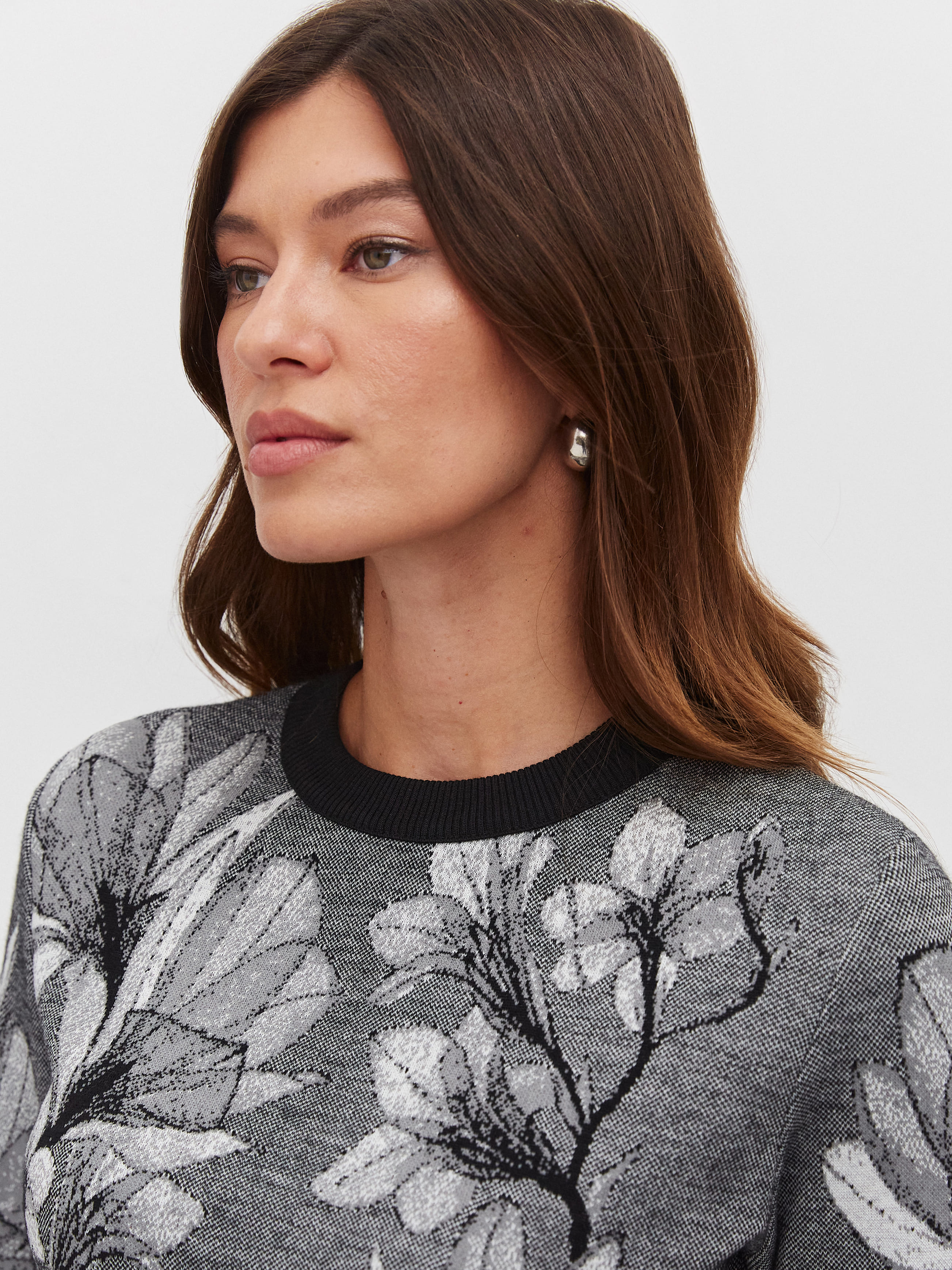 Лилу джемпер трикотажный (черный, 44-46)