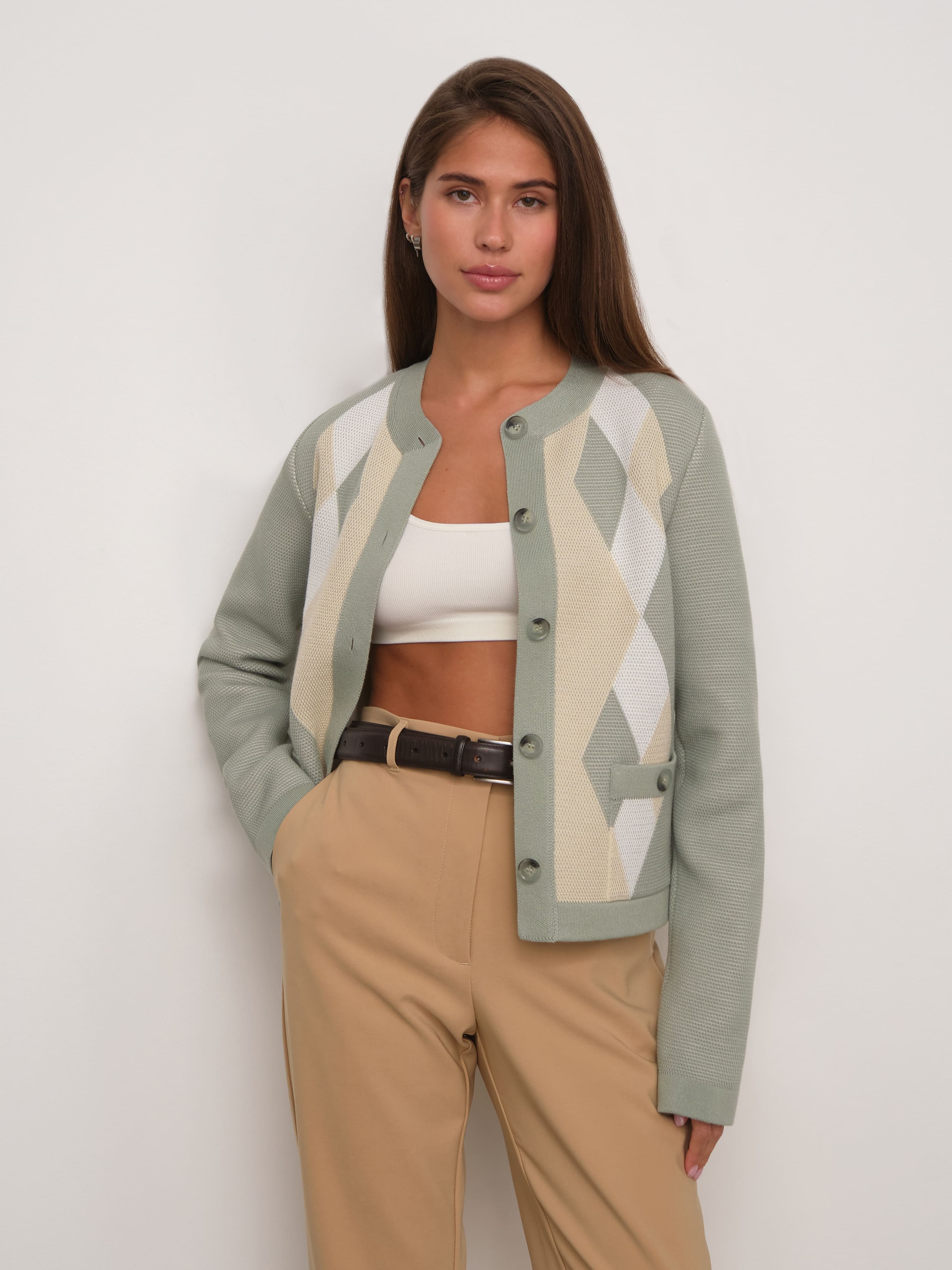 Софи жакет трикотажный (св.зеленый, 44-46)