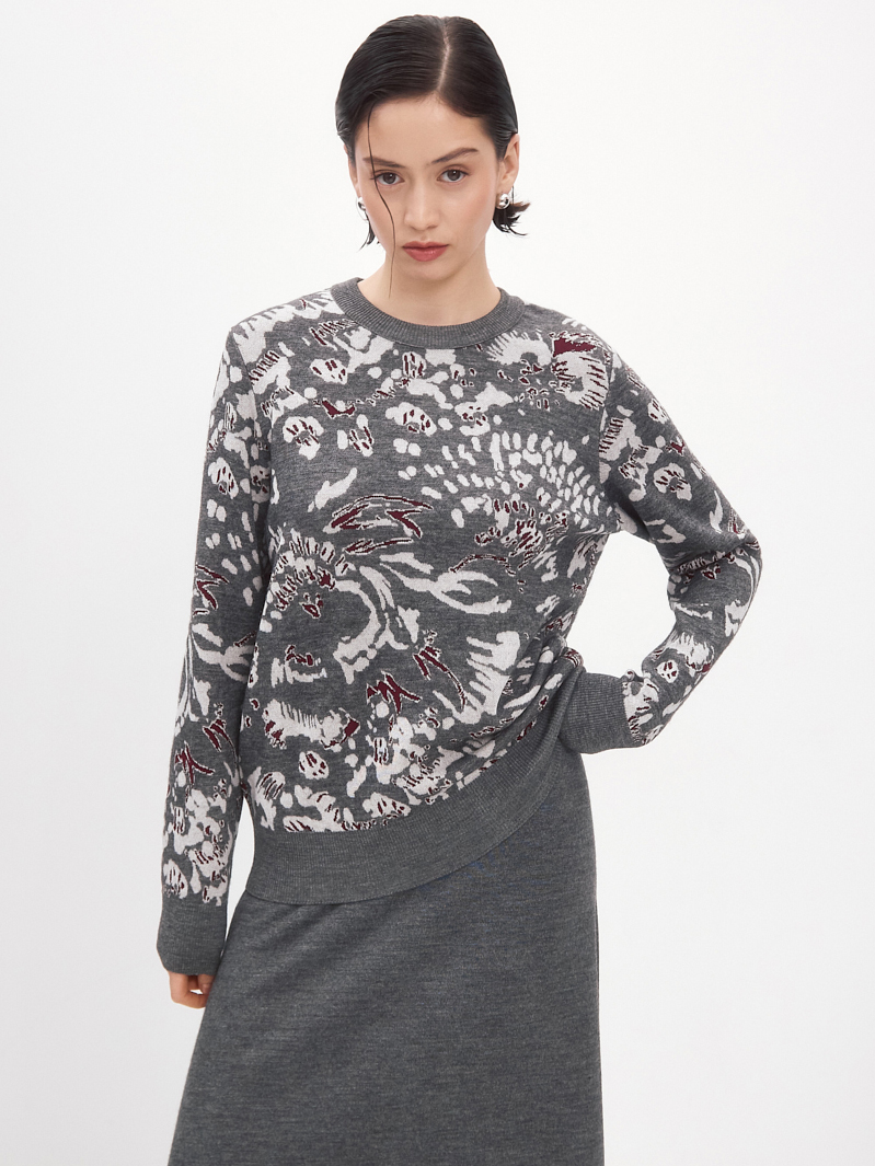 Мадлен джемпер трикотажный (маренго, 44-46)