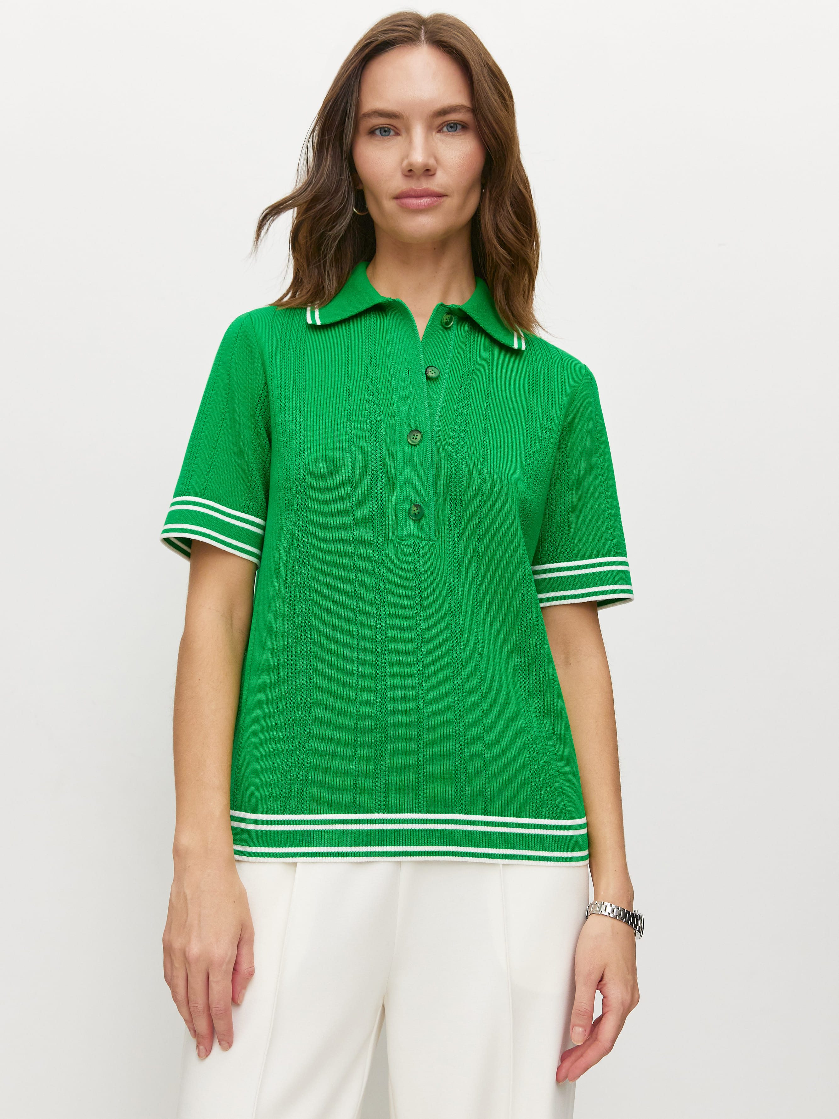 Данте джемпер (футболка) трикотажный (ярко-зеленый, 44-46)