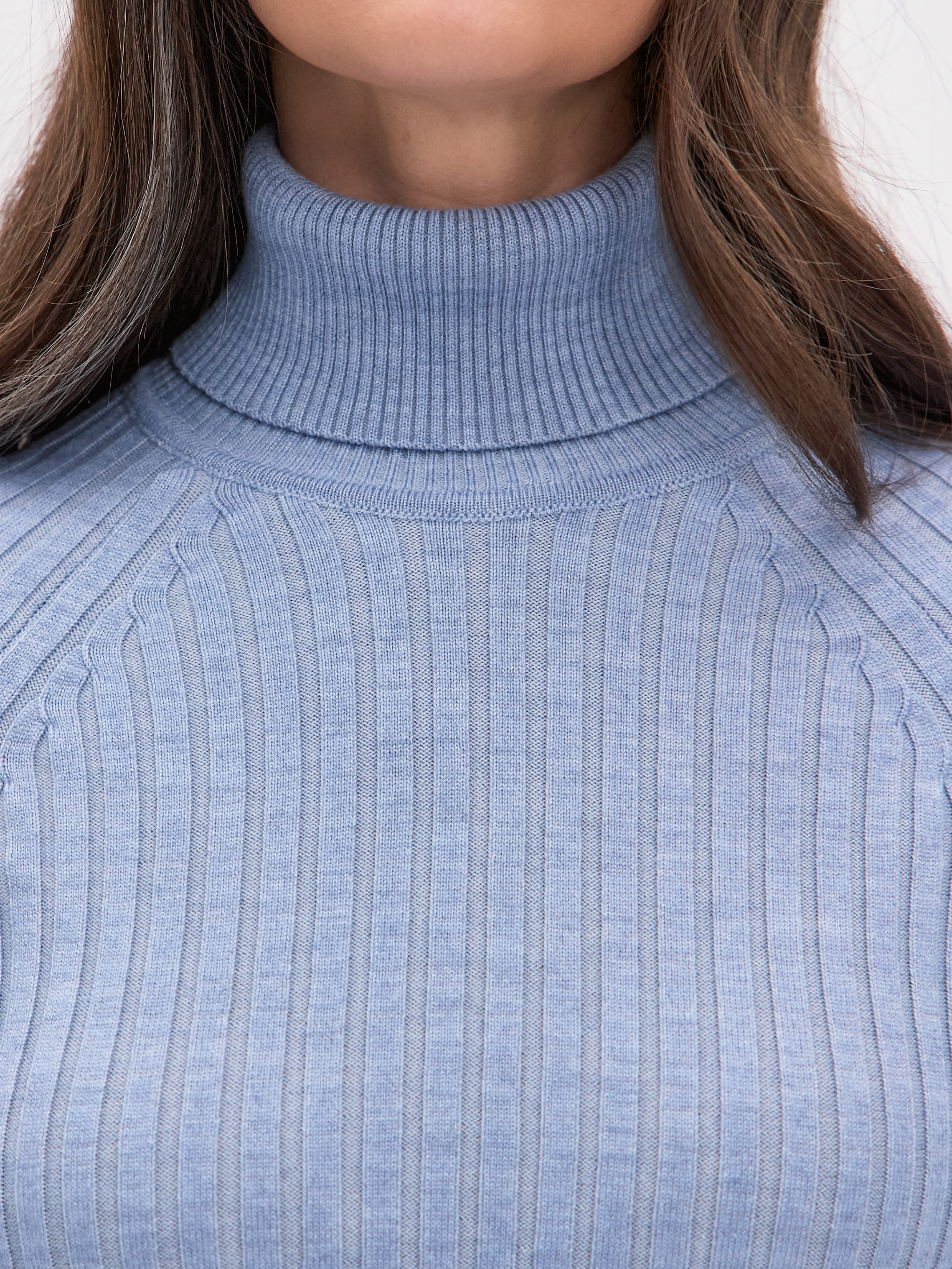 Люси водолазка трикотажная (серо-голубой, 44-46)