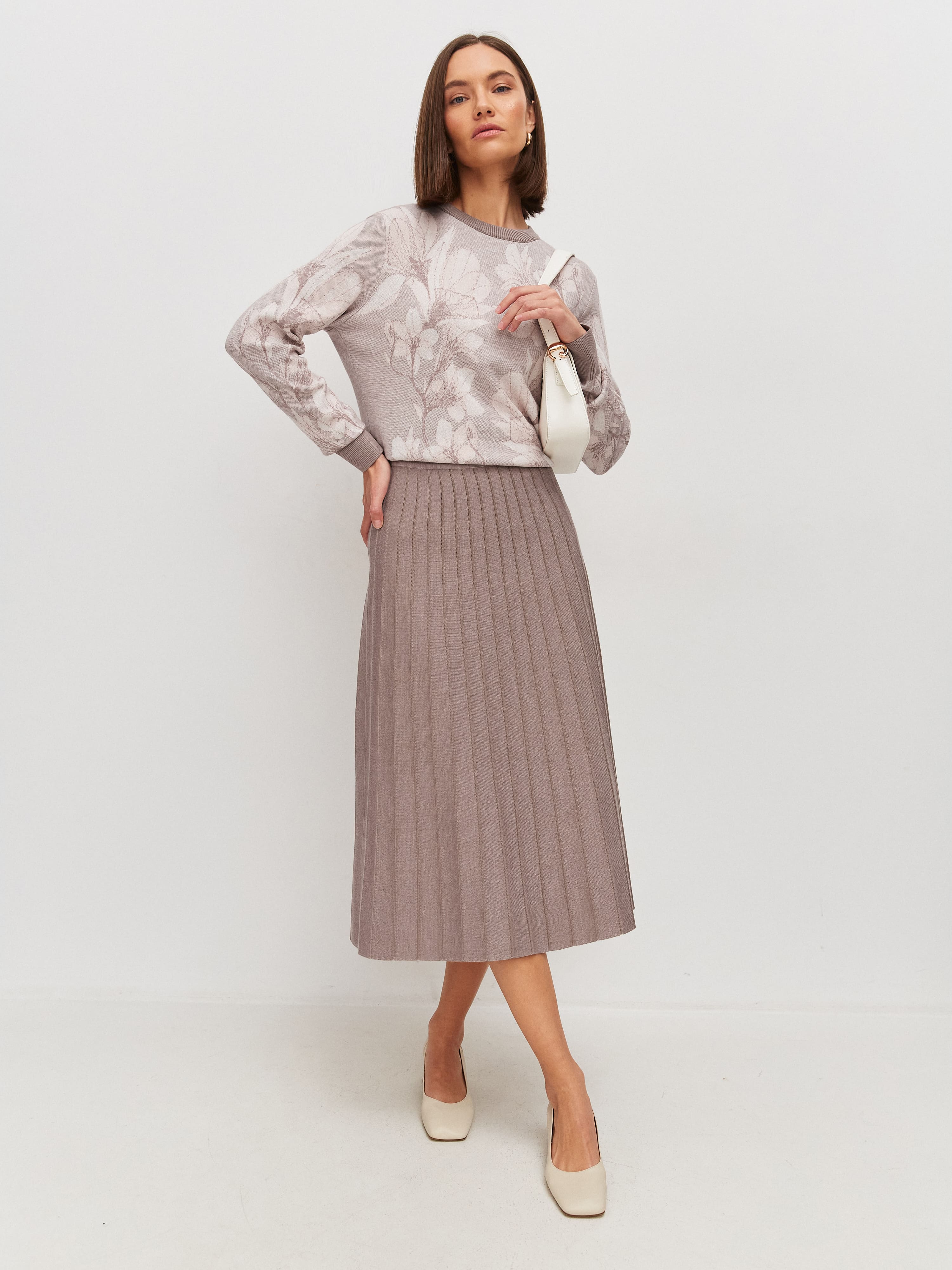 Тахо юбка трикотажная (какао, 44-46)