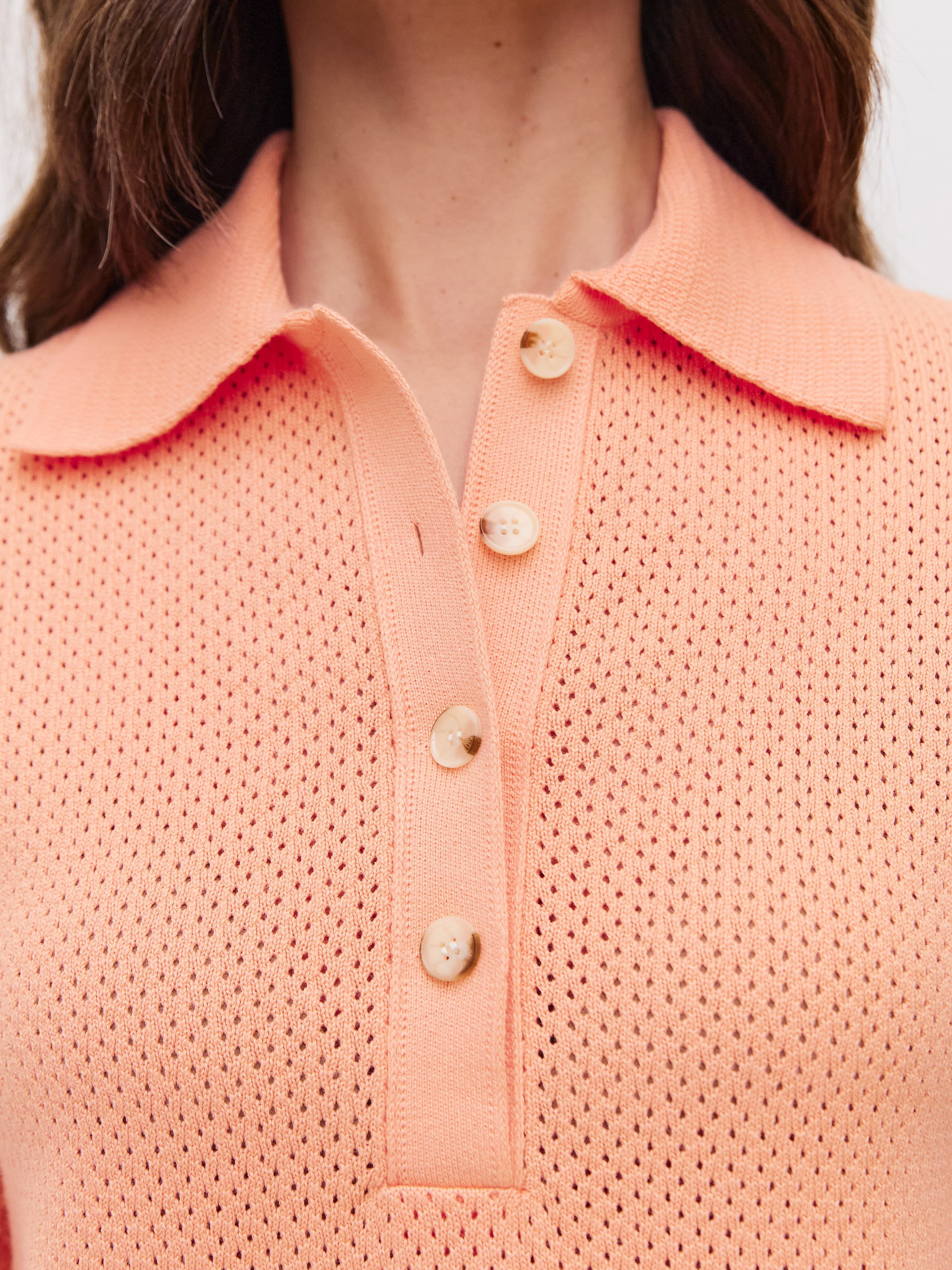 Симоне джемпер (футболка) трикотажный (лососевый, 44-46)