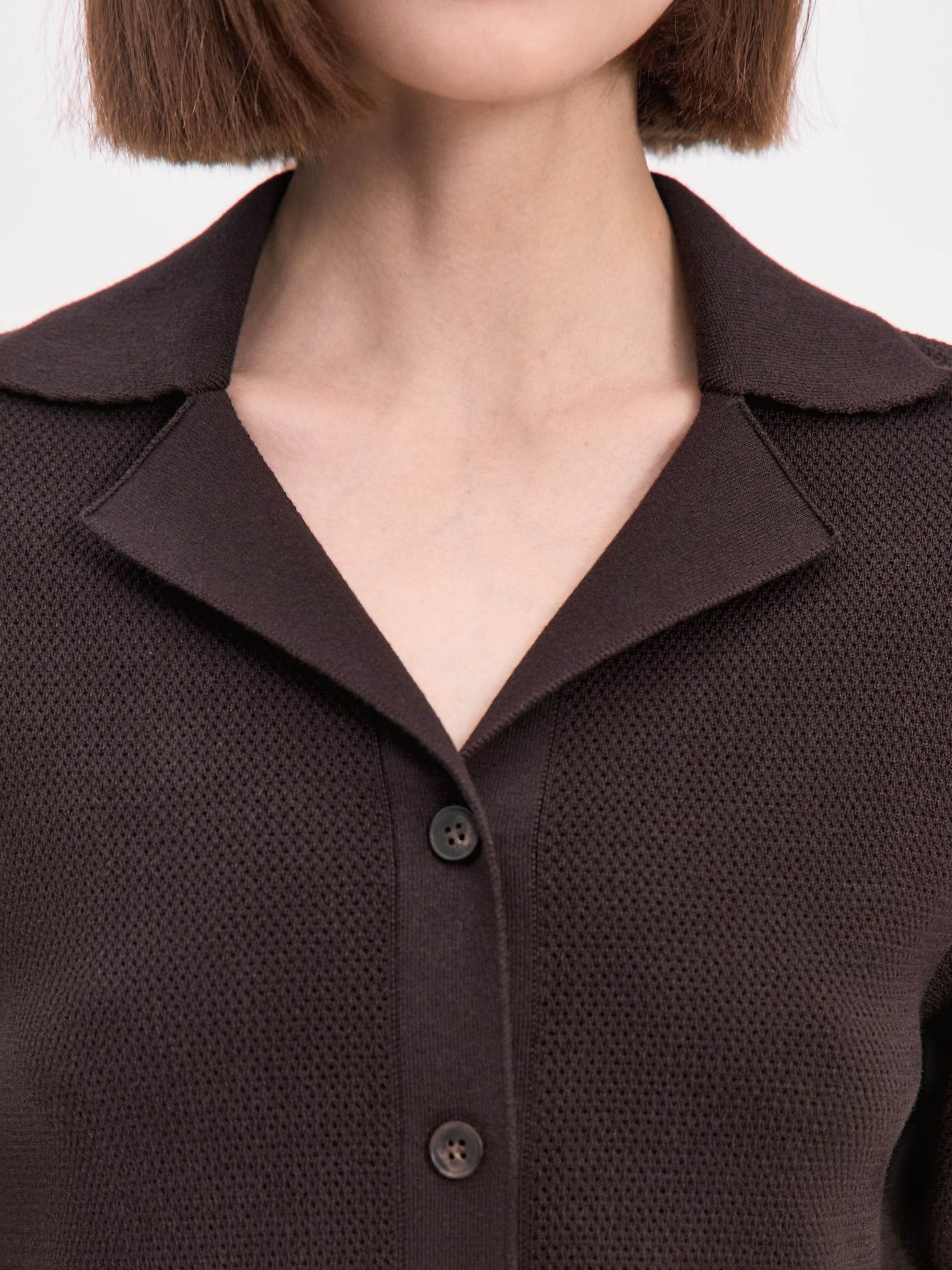 Эллада кардиган трикотажный (т. коричневый, 44-46)