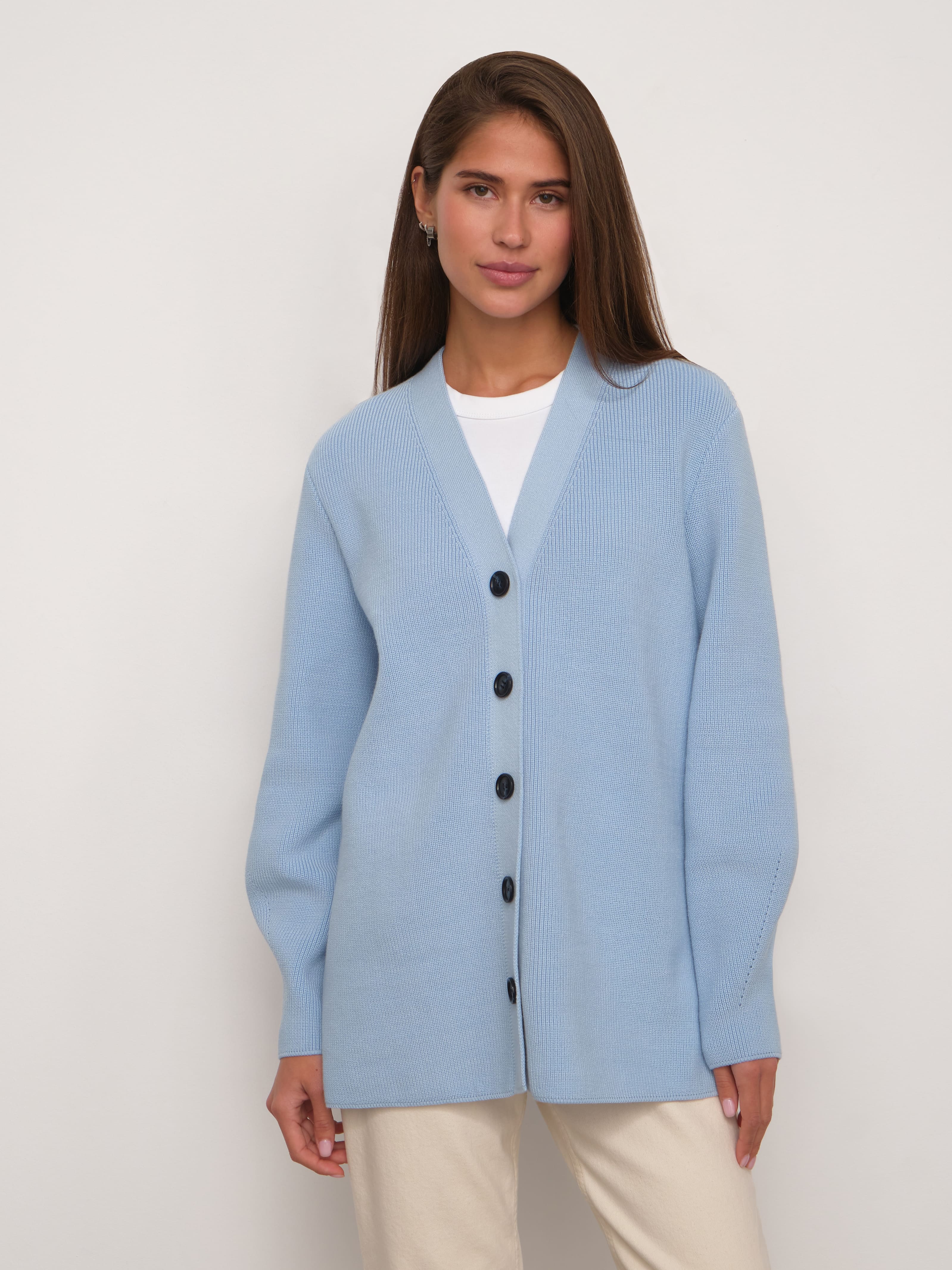 Родос кардиган трикотажный (голубой, 44-46)