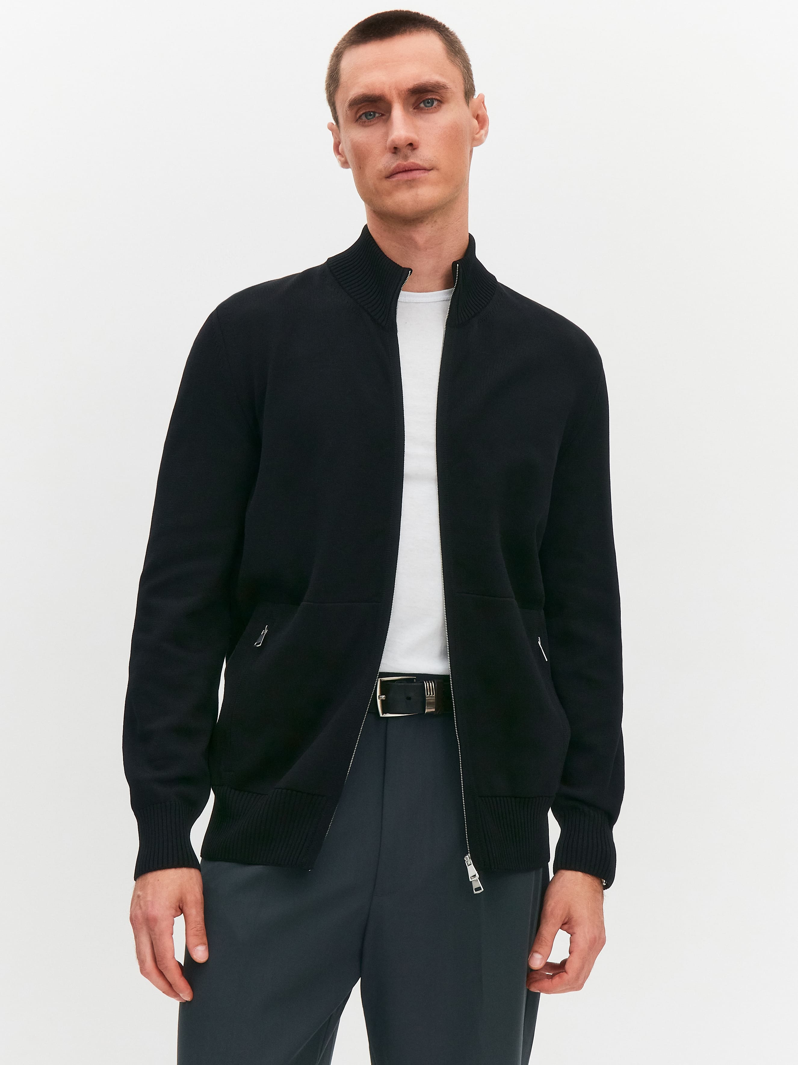 Коломбо кардиган трикотажный (черный, 48/176-182)