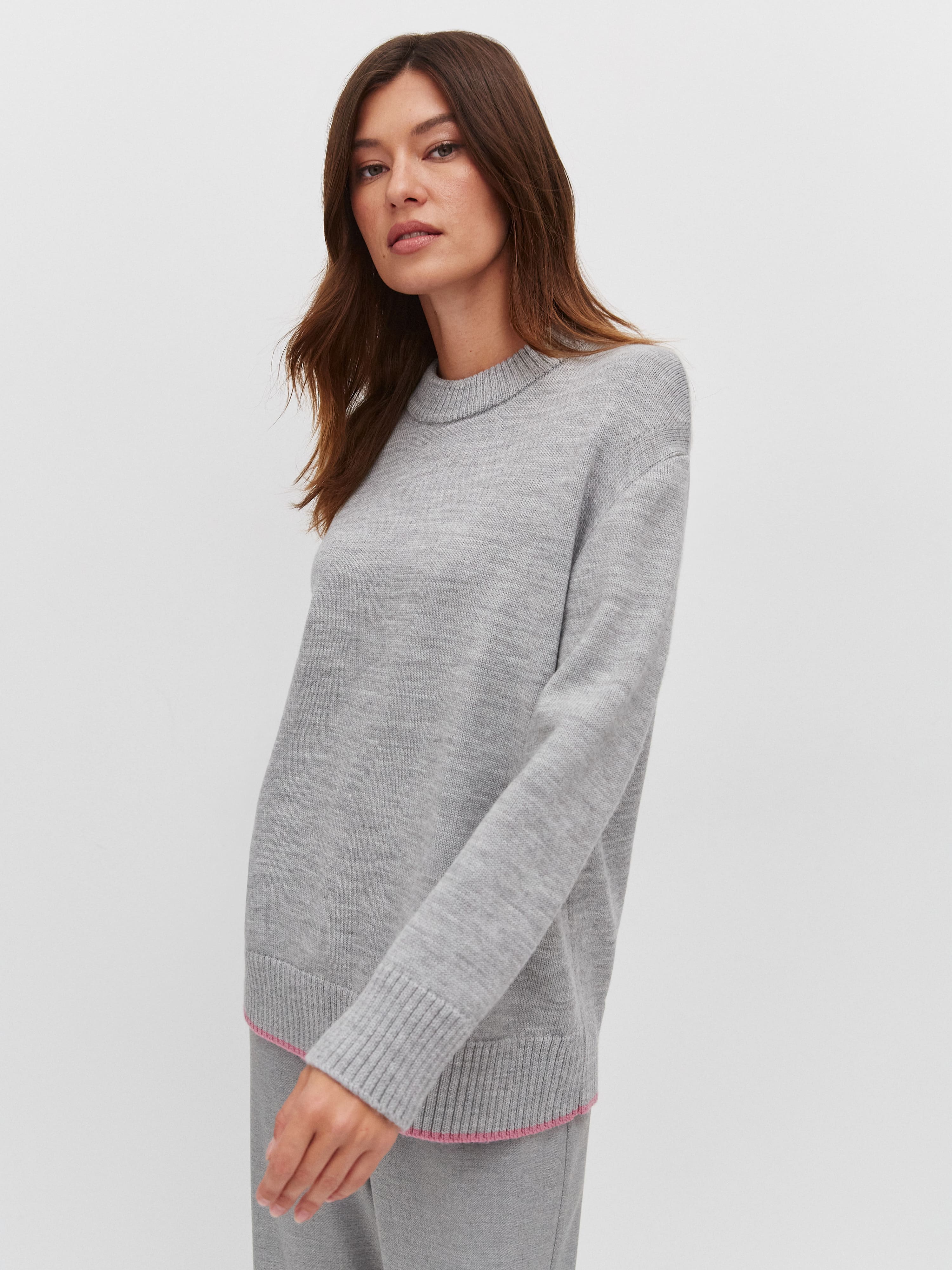 Кураж джемпер трикотажный (светлый маренго, 44-46)