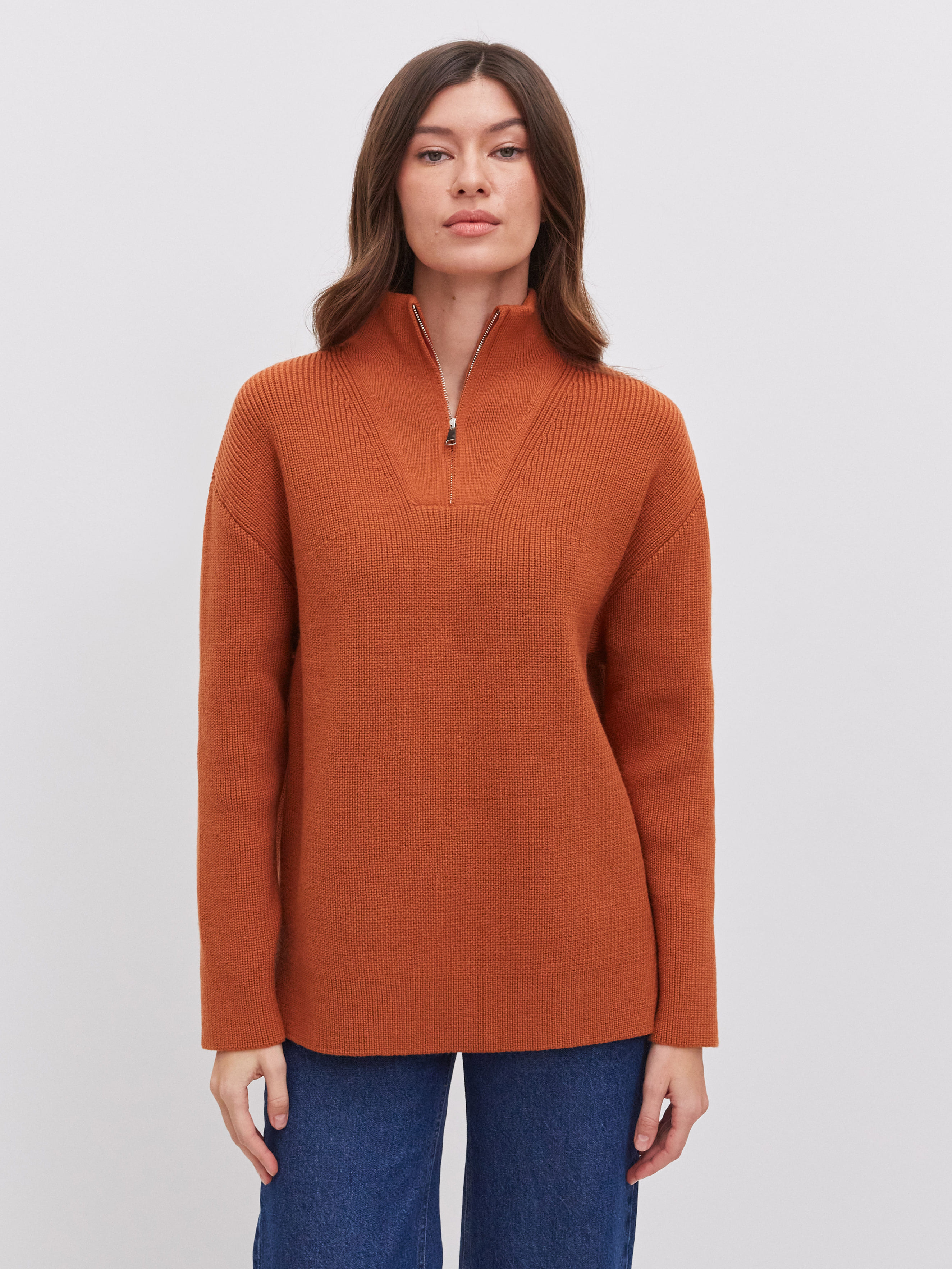 Ридми джемпер трикотажный (терракотовый, 44-46)