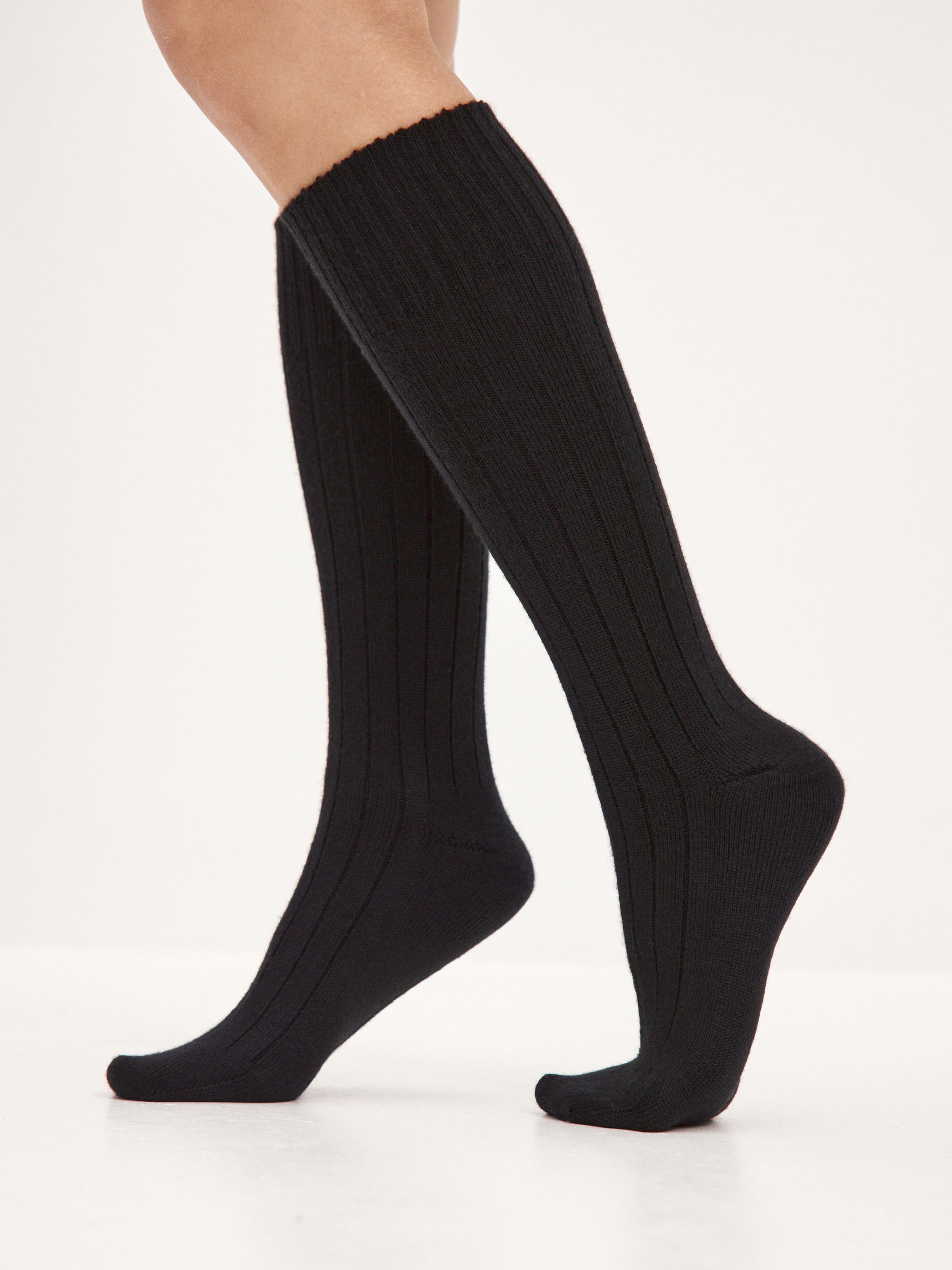 Гольфы трикотажные Степ (черный, 36-40)