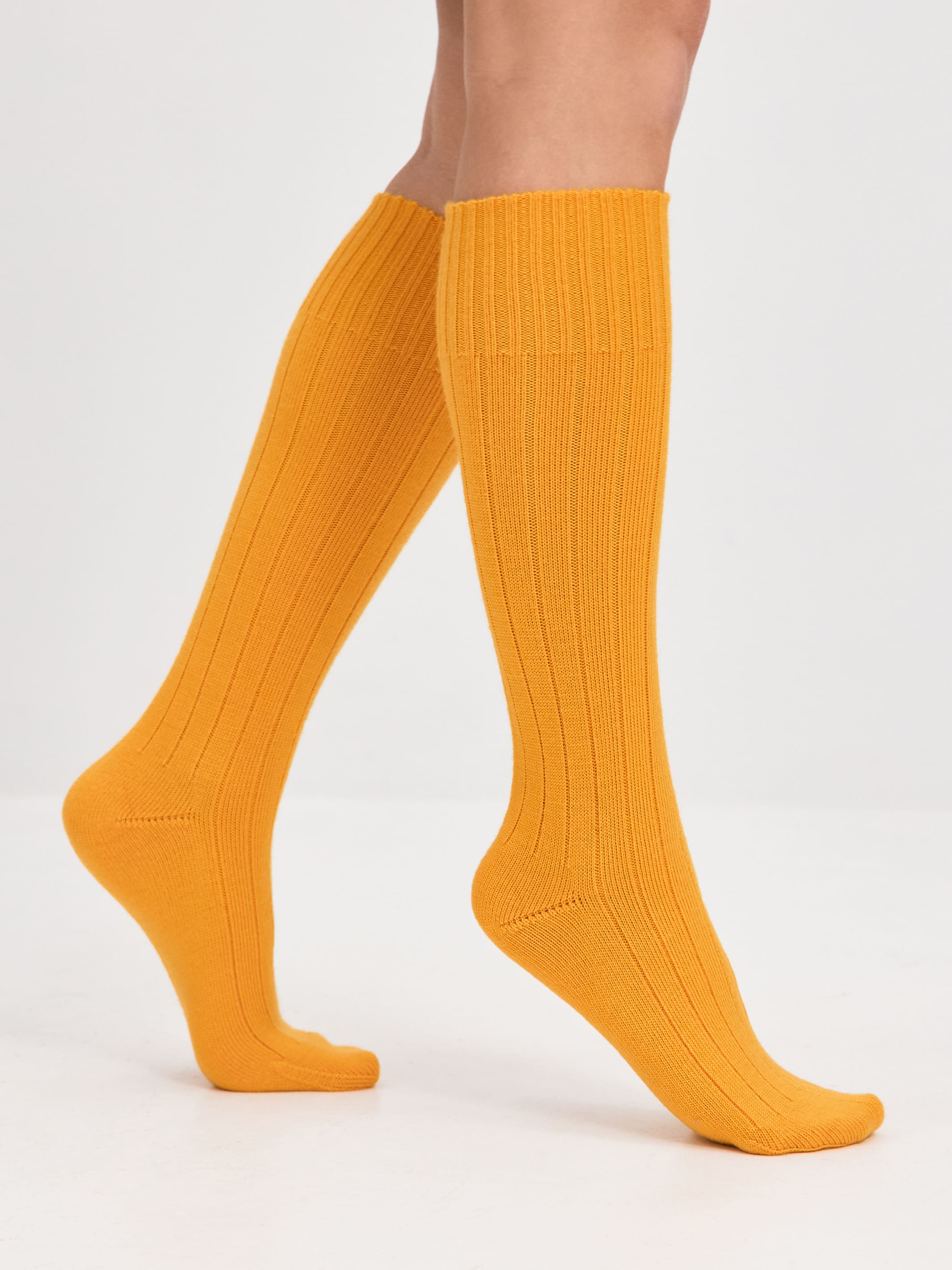 Гольфы трикотажные Степ (канарейка, 36-40)